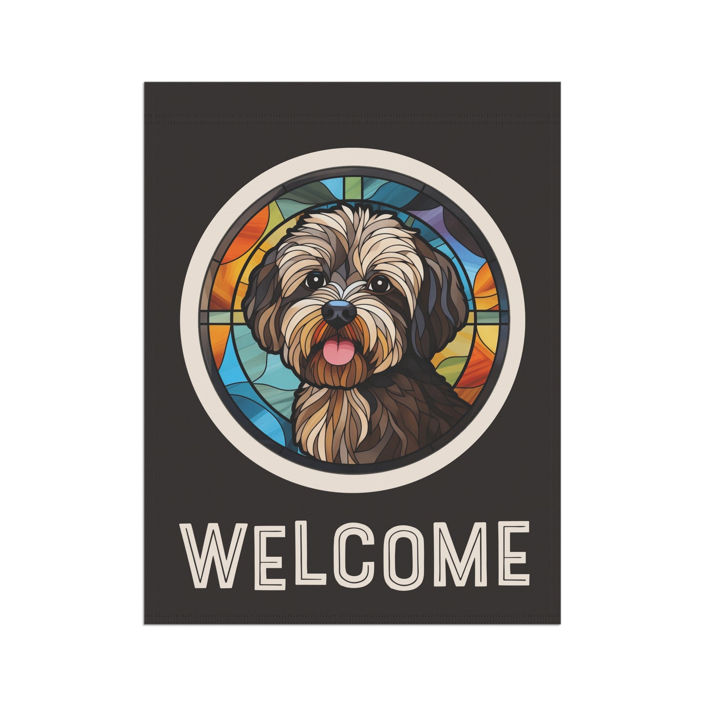 Havanese Welcome 2-Sided Garden & House Flag/Banner