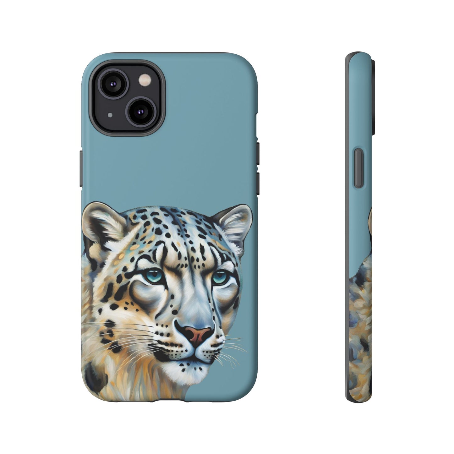 Snow Leopard iPhone Samsung Galaxy Google Pixel Tough Cases