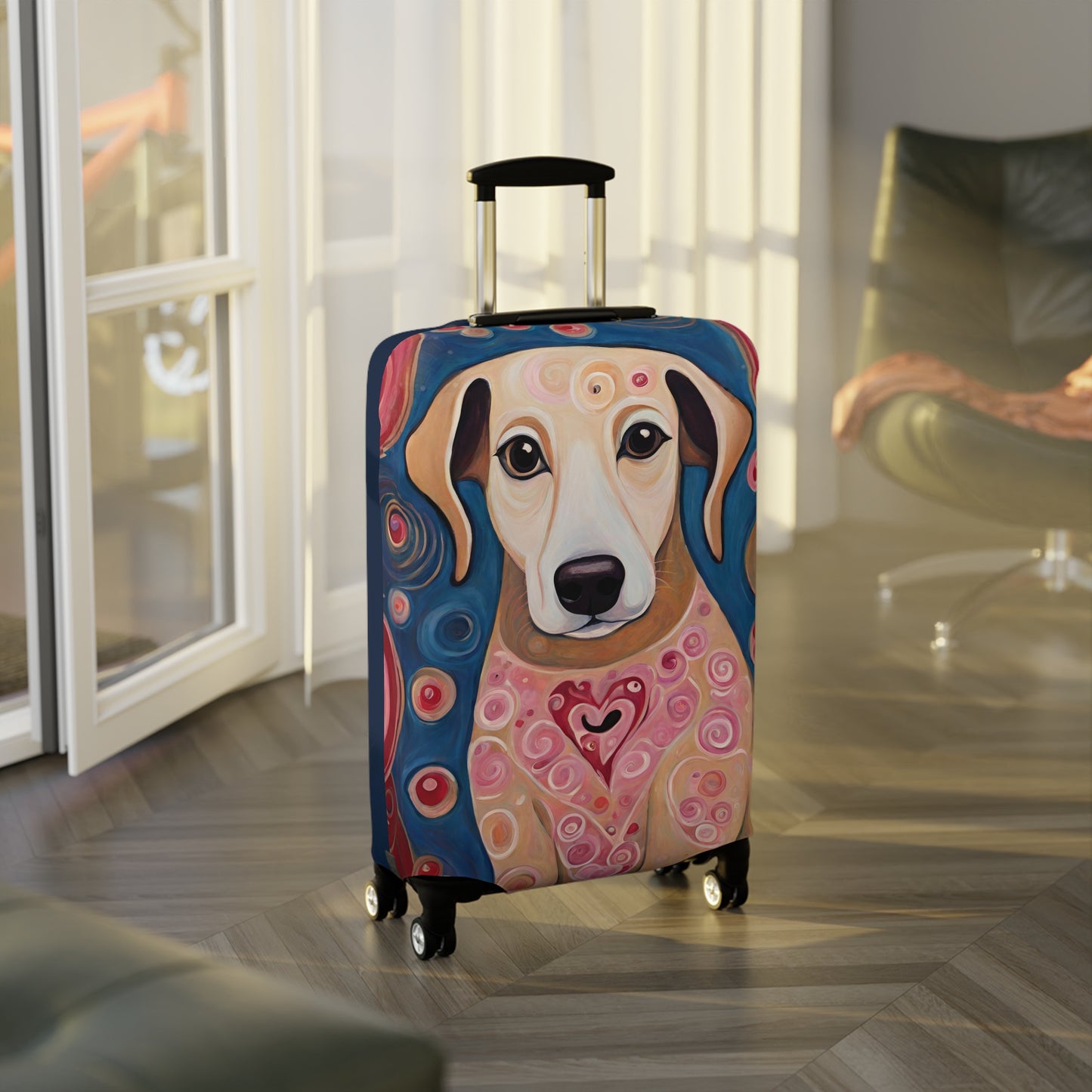 Love to Travel Luggage Cover ONLY