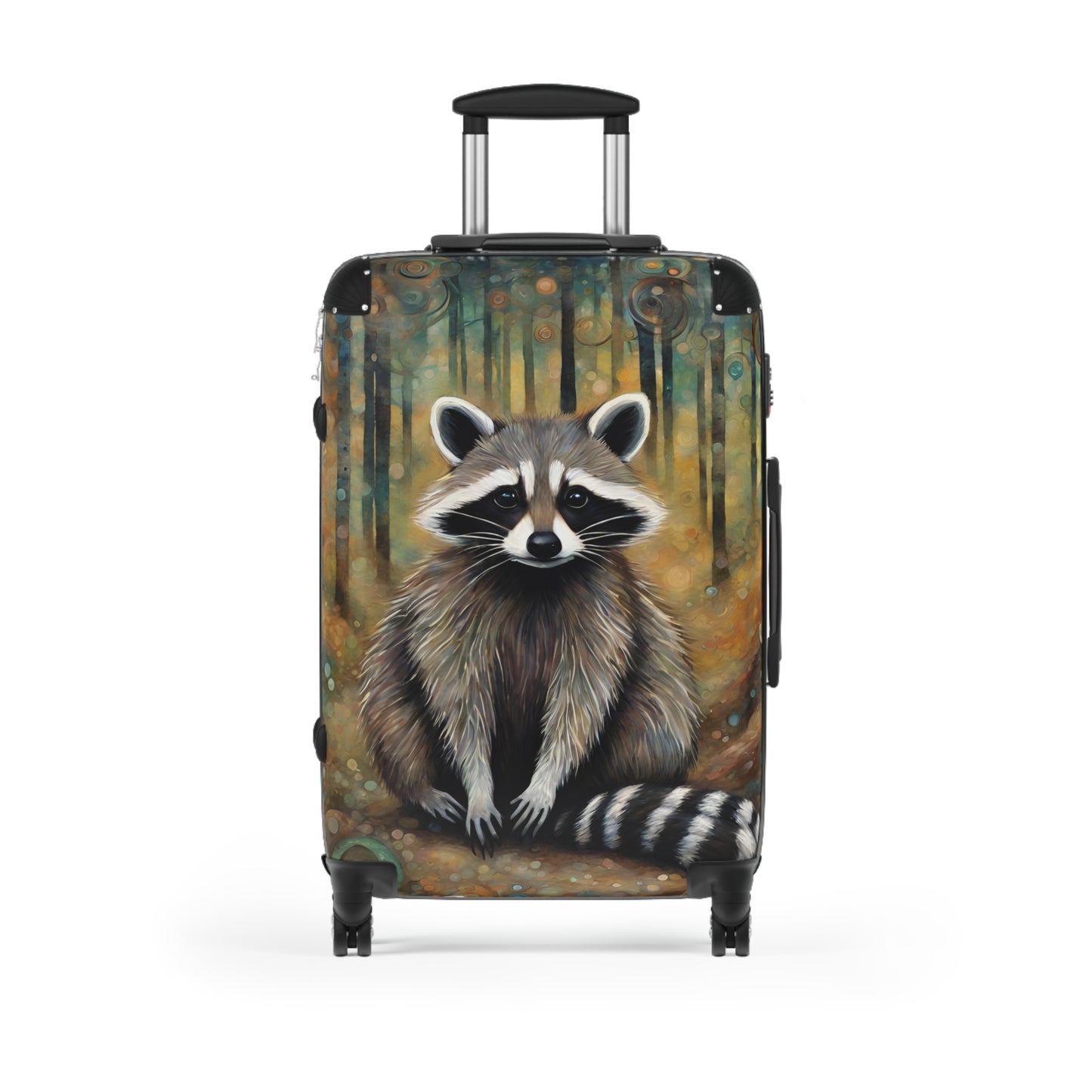 Mountain Forest Raccoon Suitcase