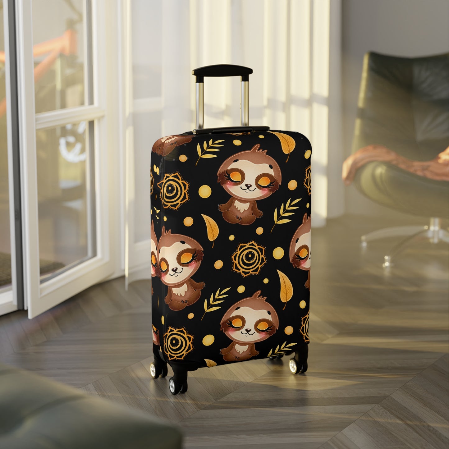 Zen Sloth Luggage Cover