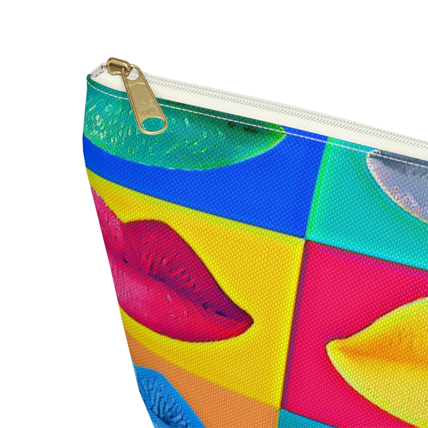 Pop Art Lips Accessory Pouch w T-bottom