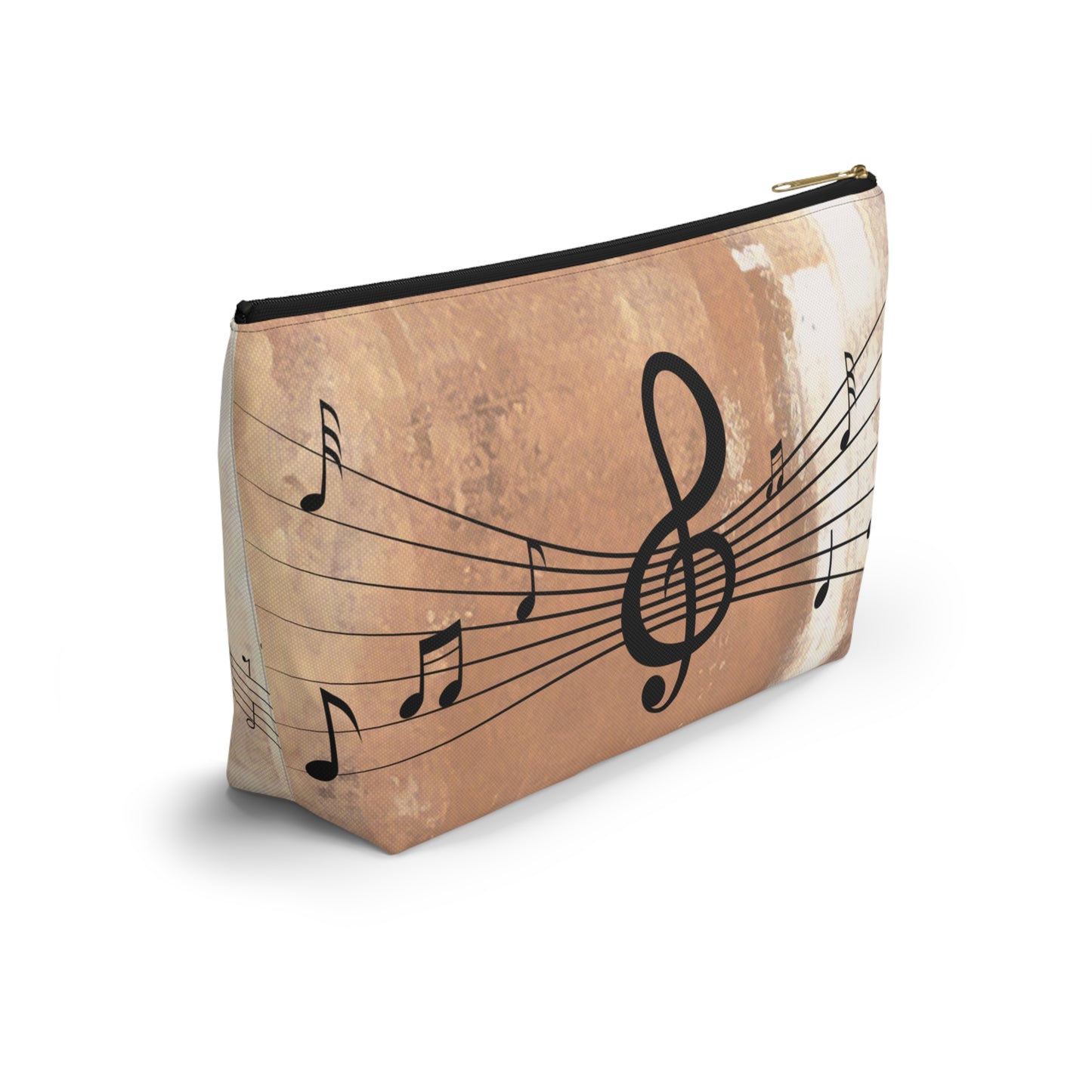 Music Notes Scuff Accessory Pouch w T-bottom