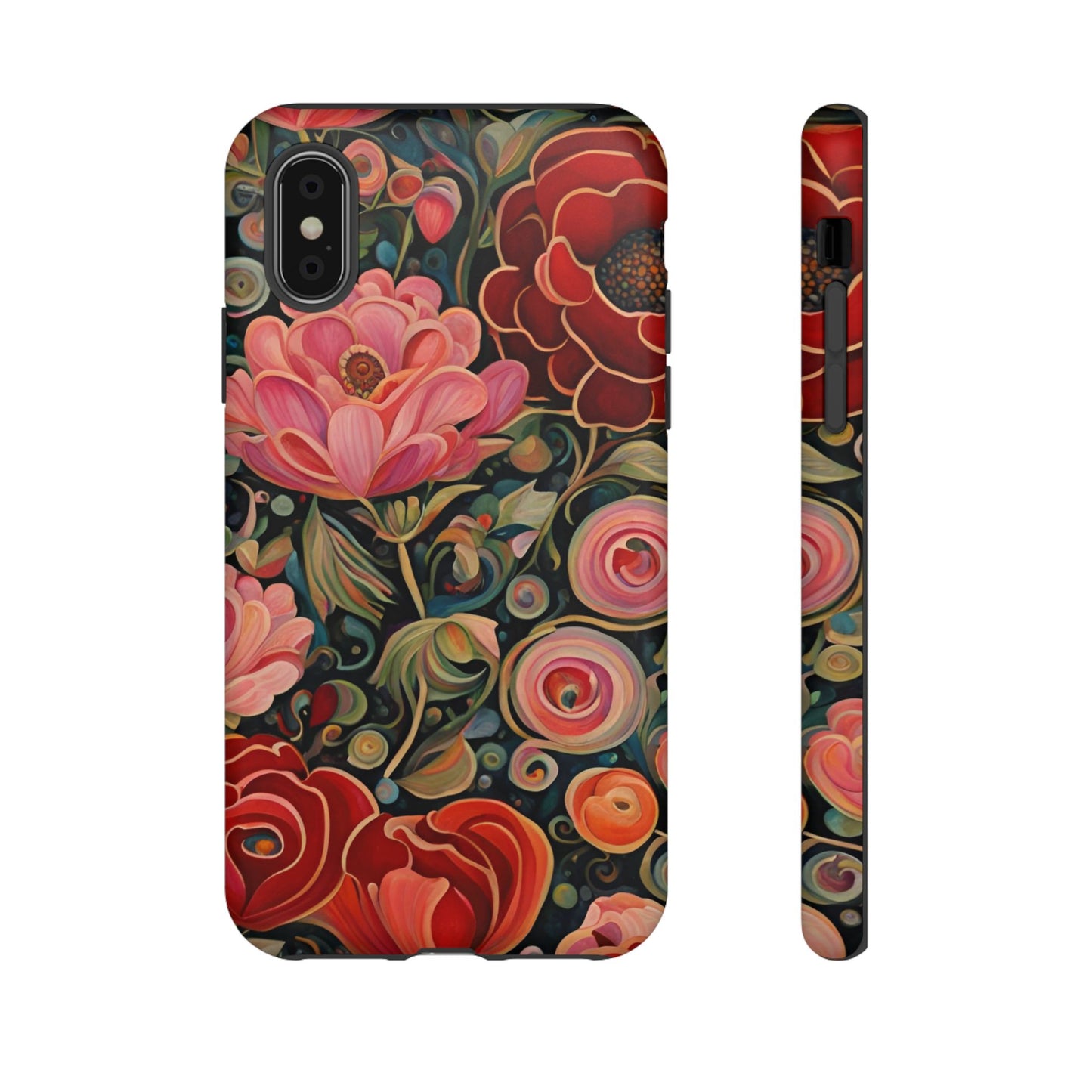 February Flowers iPhone Samsung Galaxy Google Pixel Tough Cases