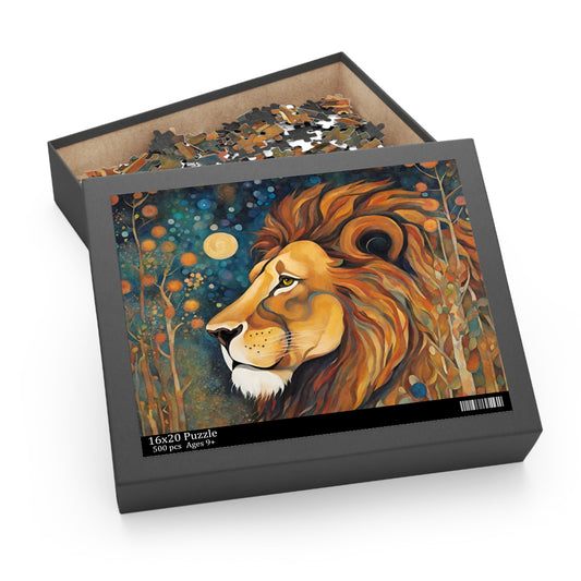 Midnight Lion Puzzle (500-Piece)