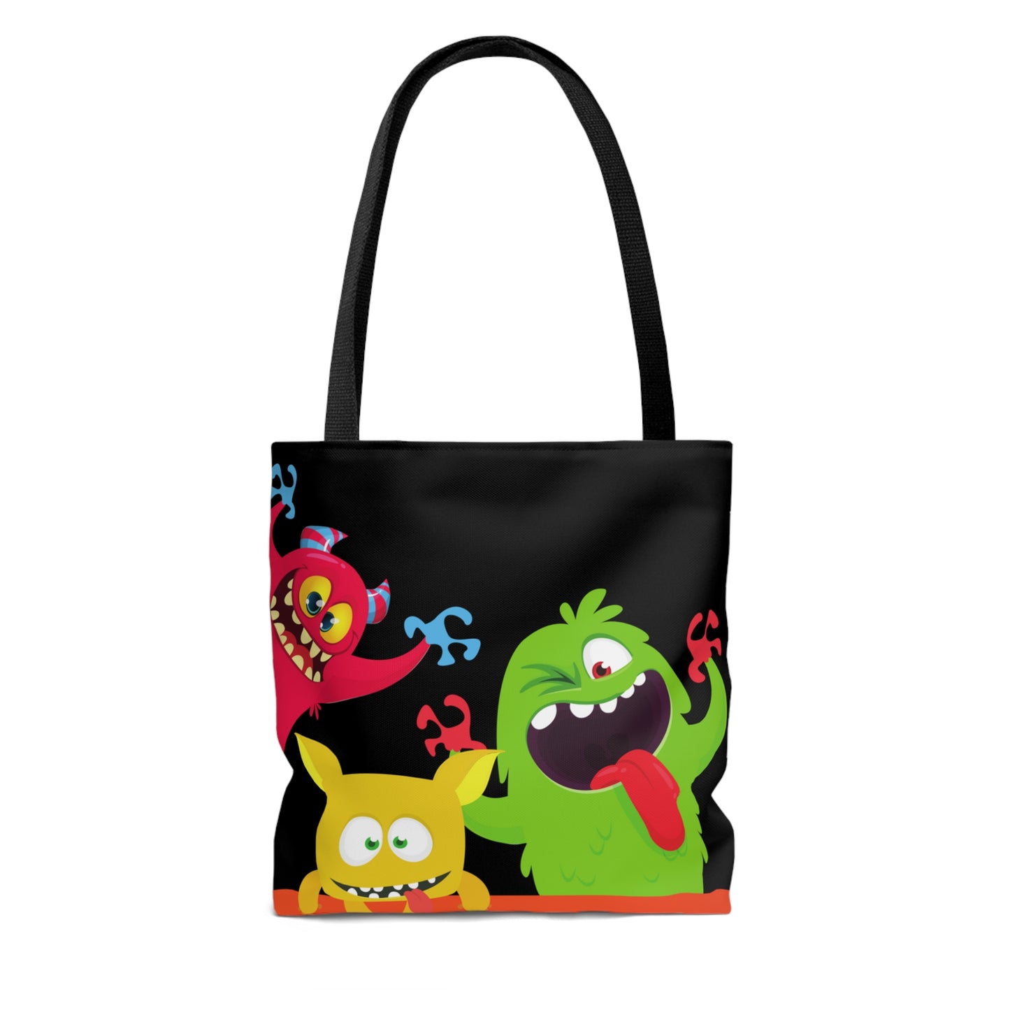 Happy Monster Trick or Treat Halloween Tote Bag