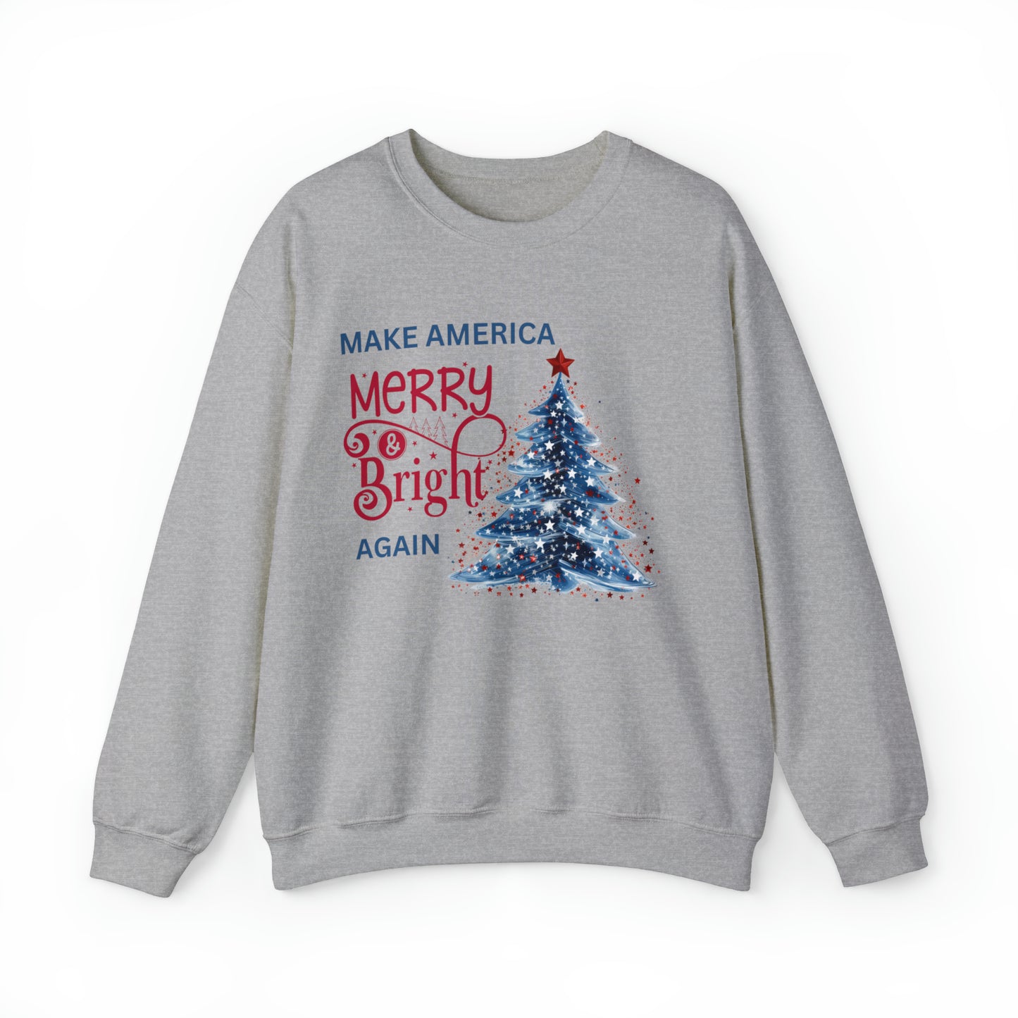 Make America Merry & Bright Again 1 Unisex Heavy Blend™ Crewneck Sweatshirt