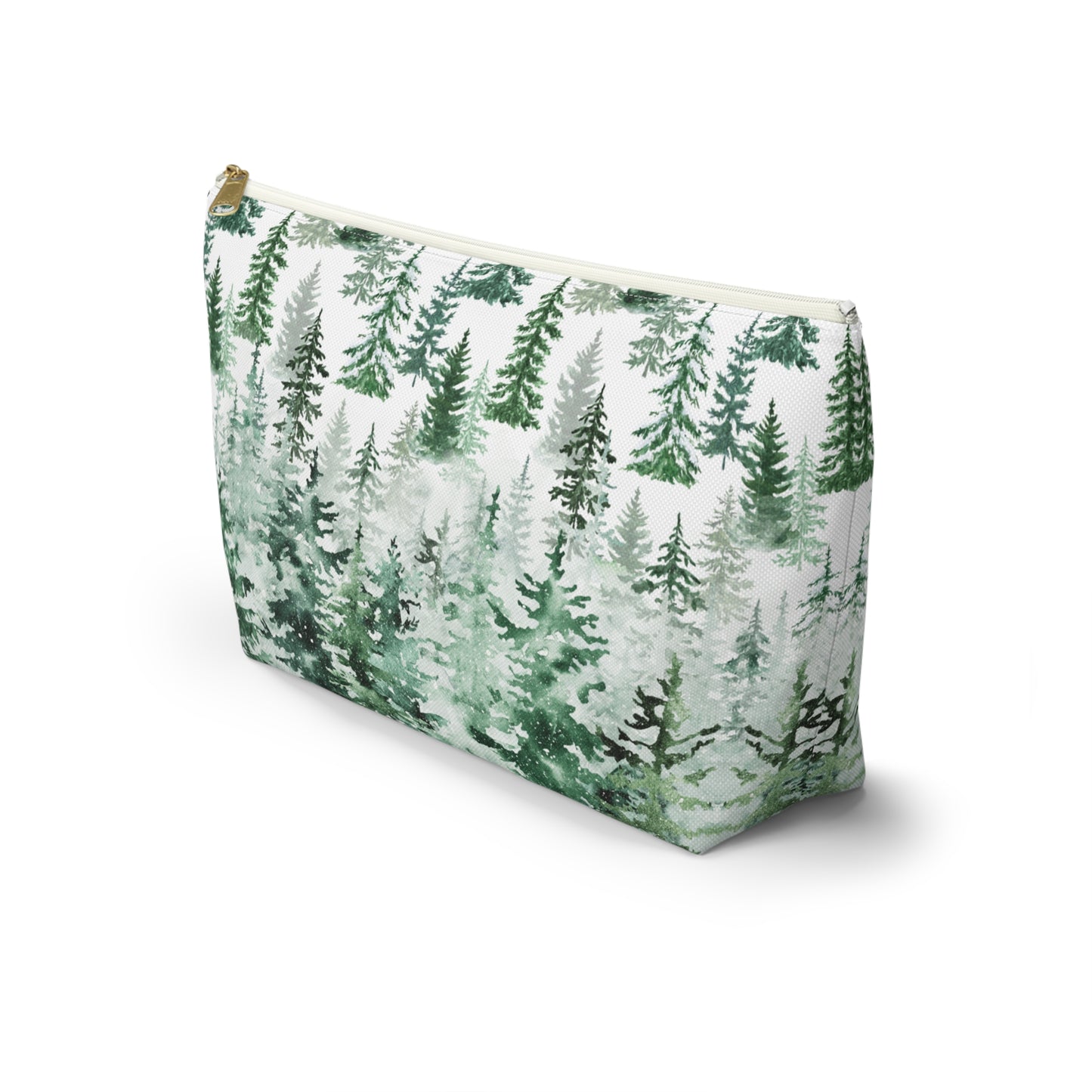 Pines in the Snow Accessory Pouch w T-bottom