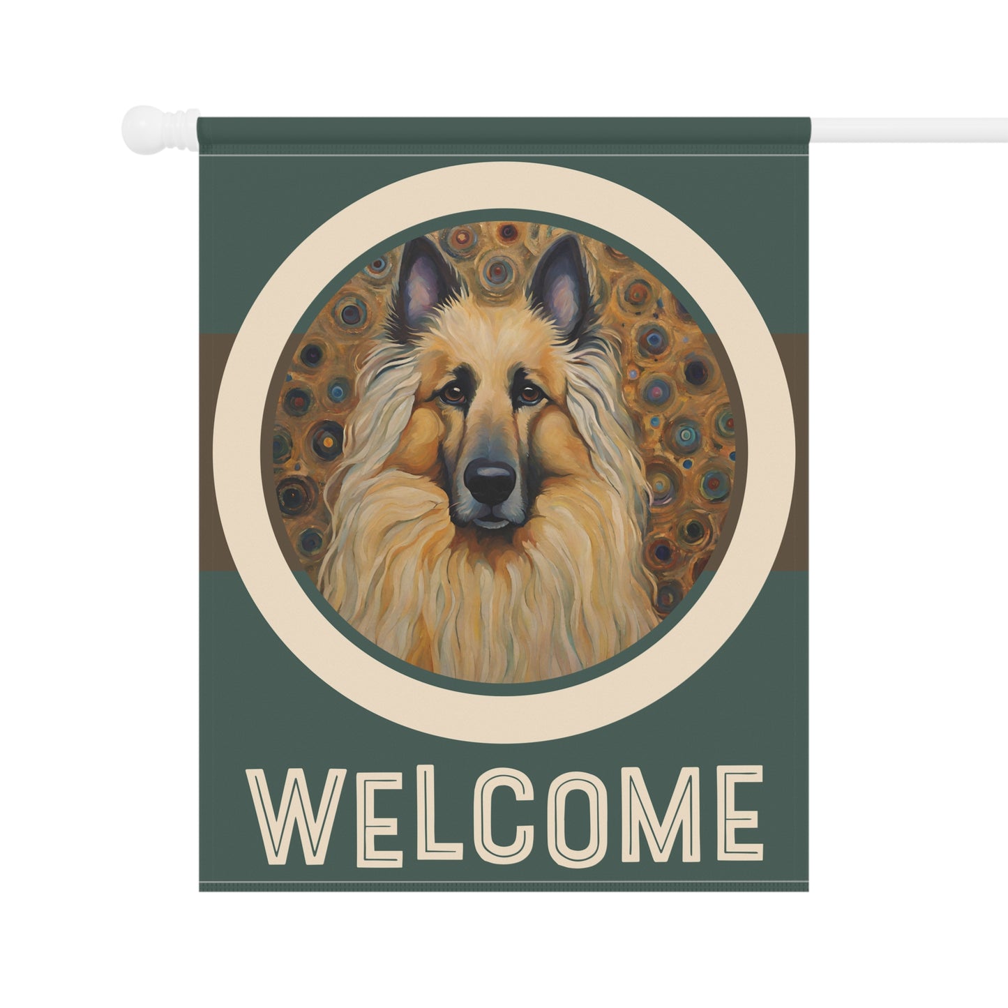 Belgian Tervuren Welcome 2-Sided Garden & House Flag/Banner