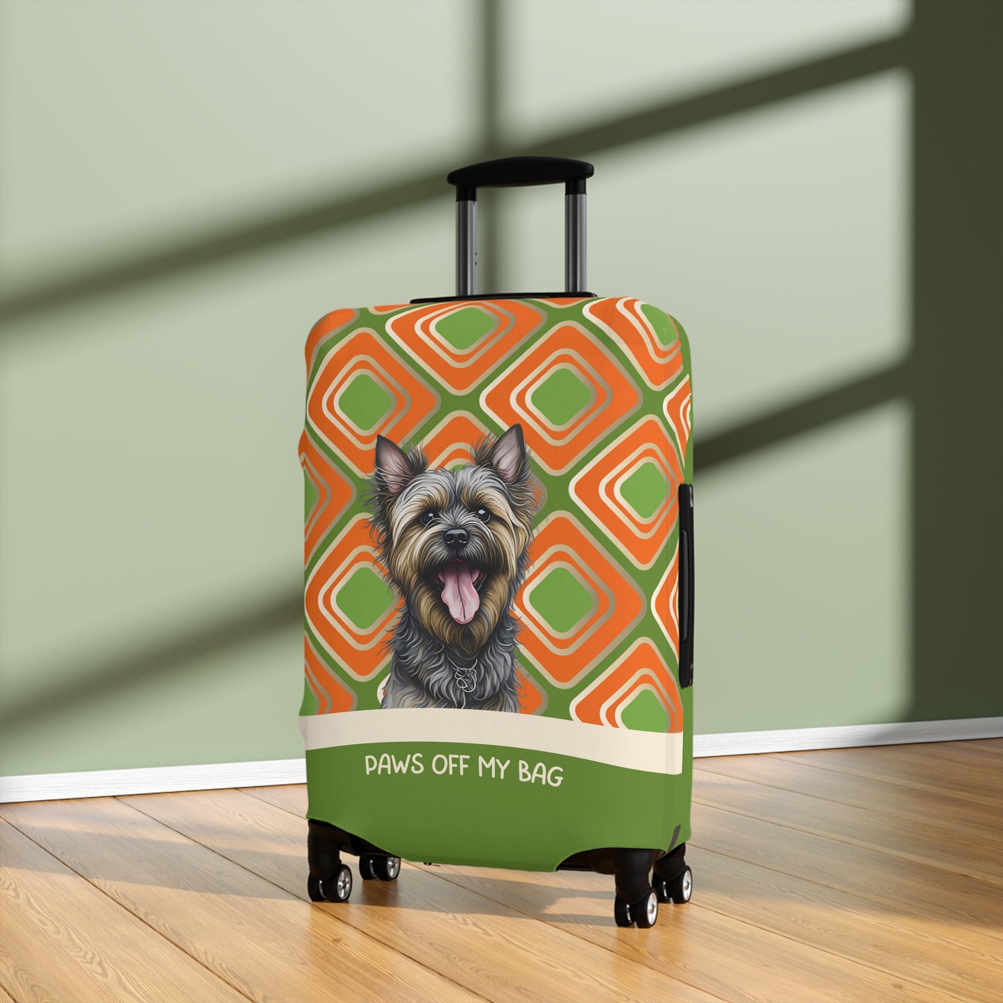 Cairn Terrier Paws Off My Bag Luggage Cover