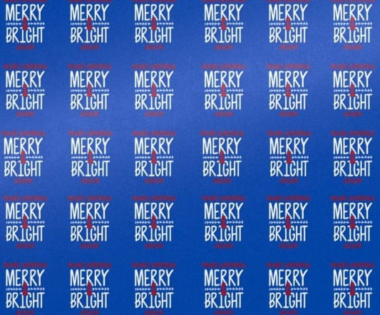 Bold Make America Merry & Bright Again Wrapping Papers