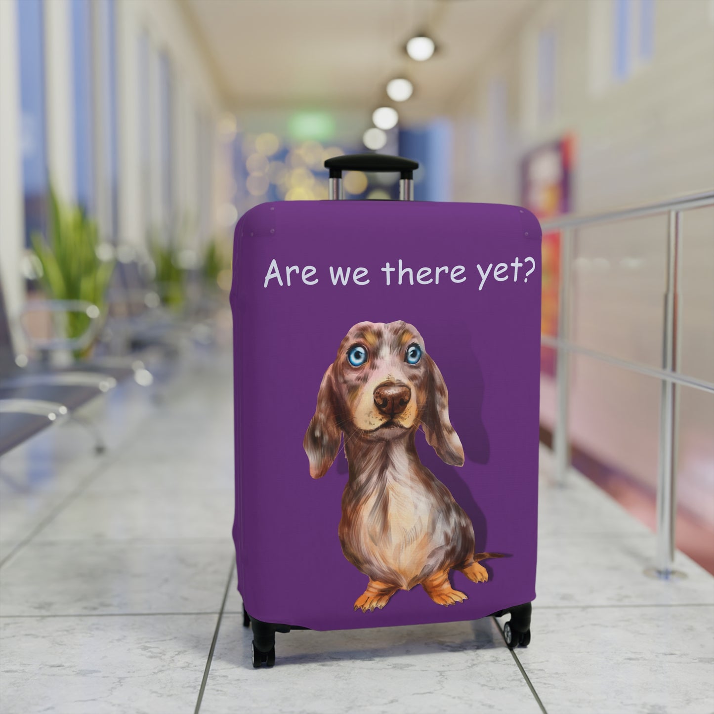 Dachshund Are We There Yet? Luggage Cover