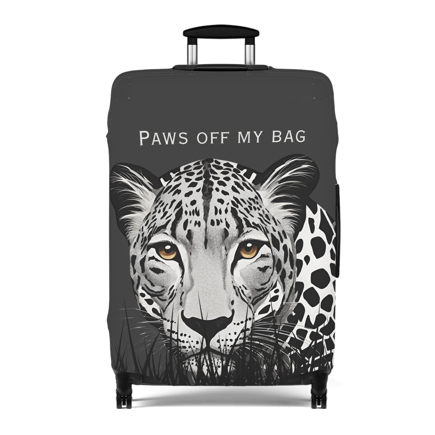 Leopard Paws Off My Bag Luggage Cover