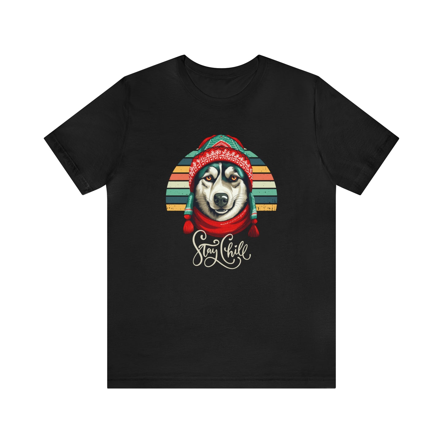 Stay Chill Alaskan Malamute Unisex Jersey Short Sleeve Tee