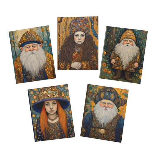 Gnomes Greeting Cards (5-Pack)