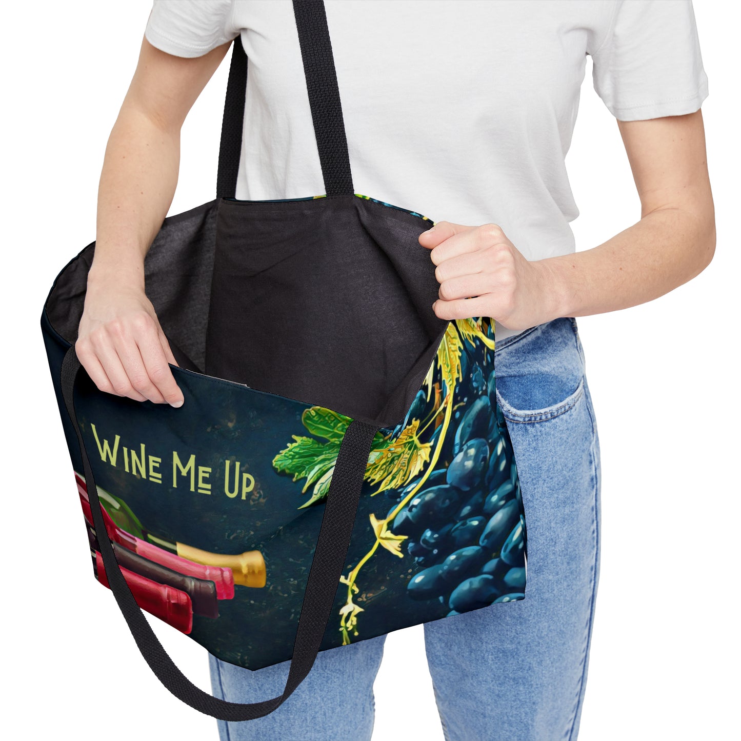 Wine Me Up Weekender Tote Bag