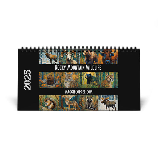 Rocky Mountain Wildlife 2025 Desktop Calendar