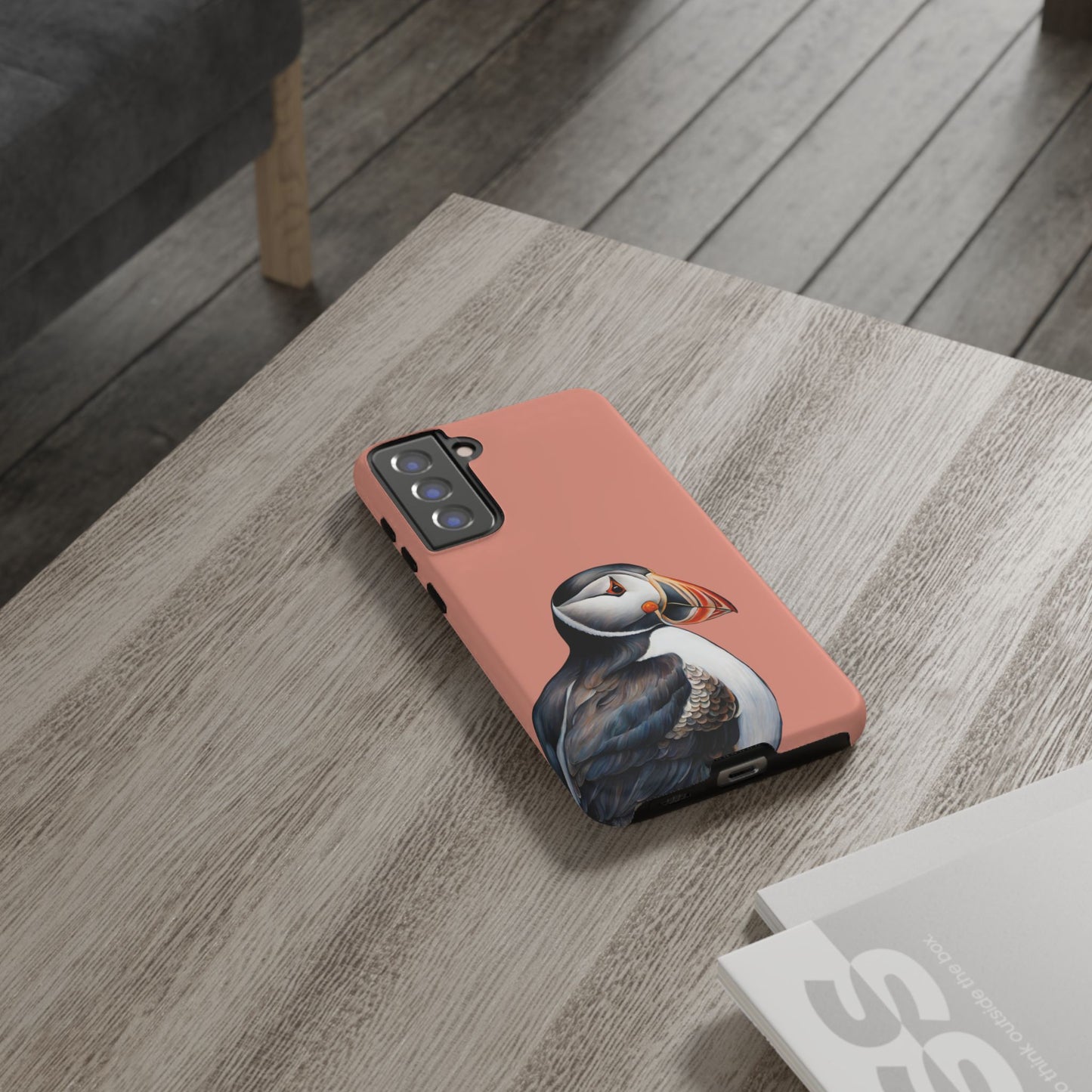 Puffin Wildlife iPhone Samsung Galaxy Google Pixel Tough Cases