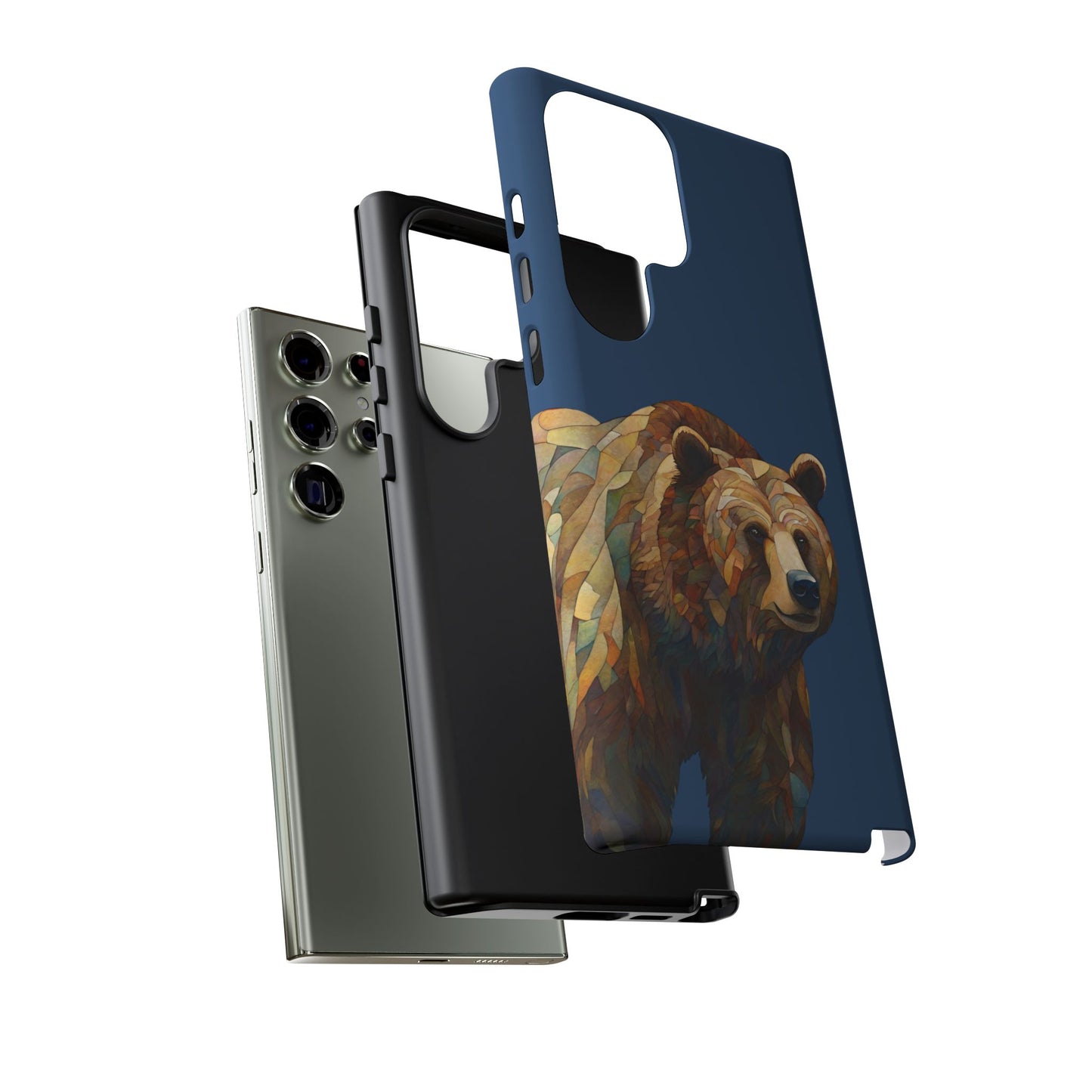 Grizzly Wildlife iPhone Samsung Galaxy Google Pixel Tough Cases