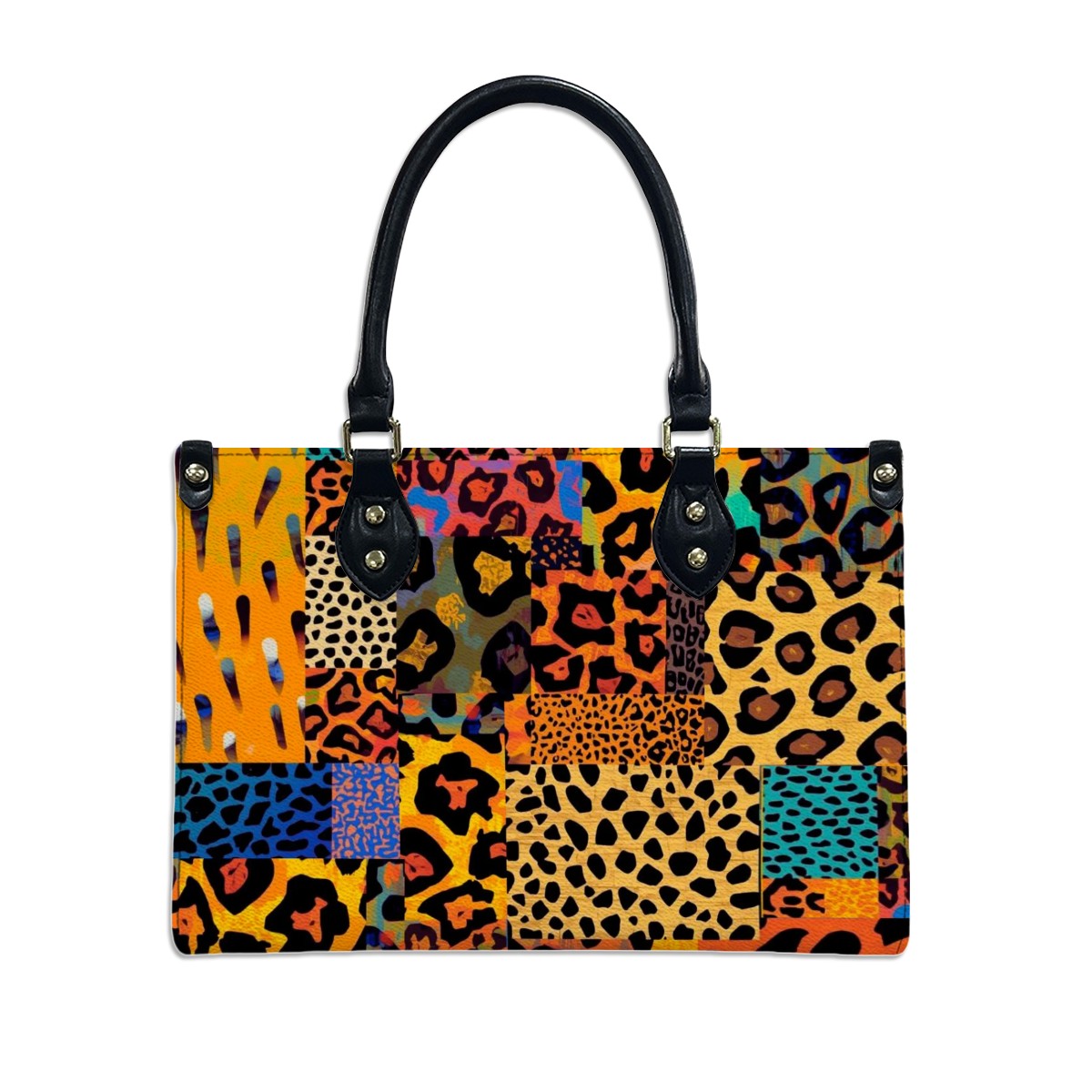 Animal Print Women's PU Leather Shoulder Handbag
