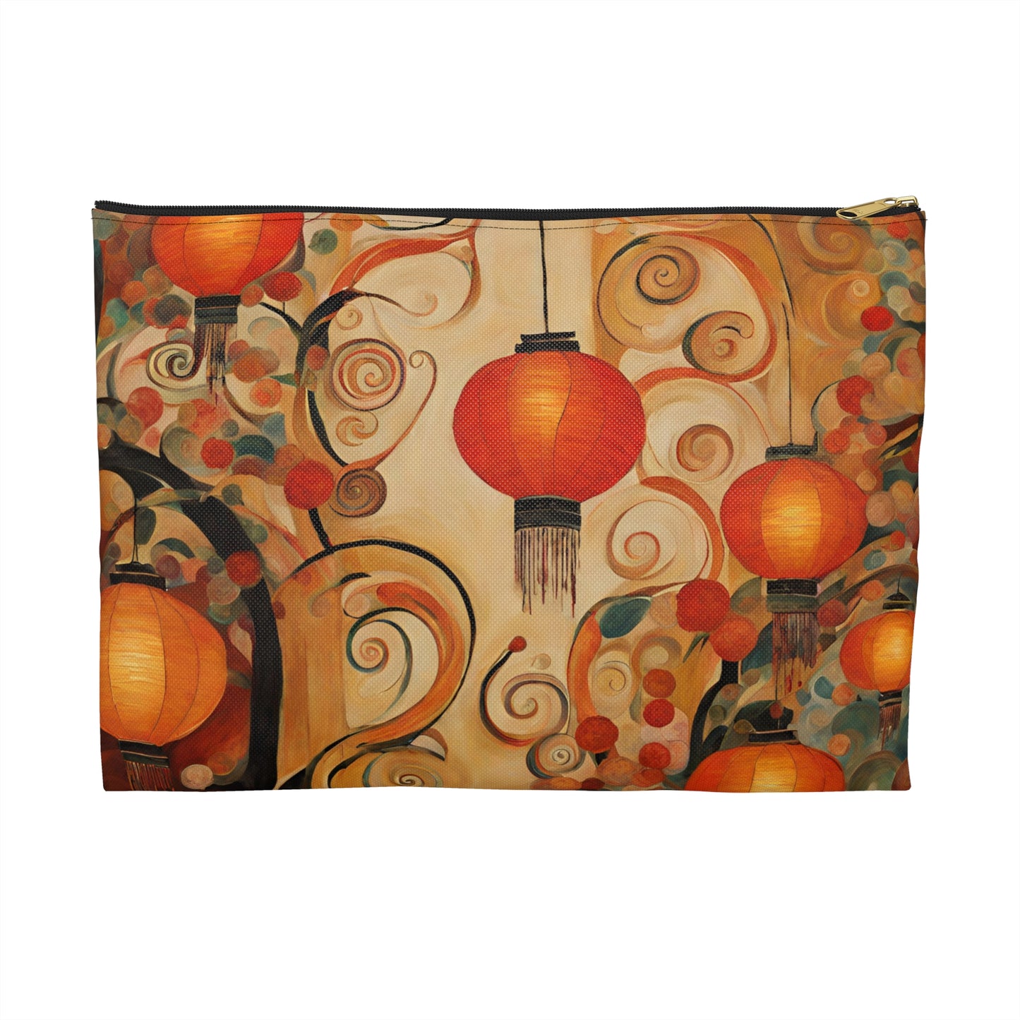 Lanterns & Swirls Accessory Pouch