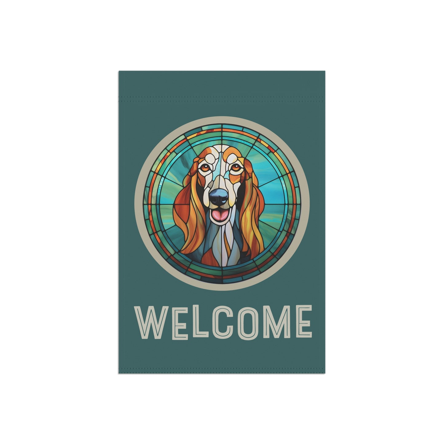 Saluki Welcome 2-Sided Garden & House Flag/Banner