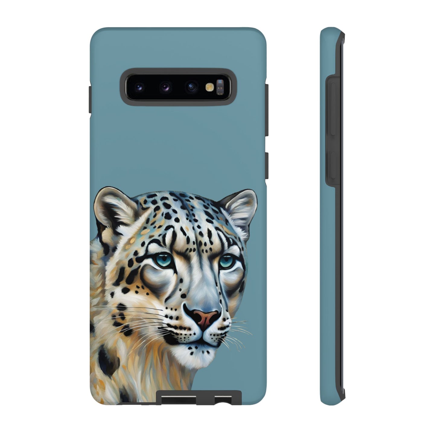 Snow Leopard iPhone Samsung Galaxy Google Pixel Tough Cases