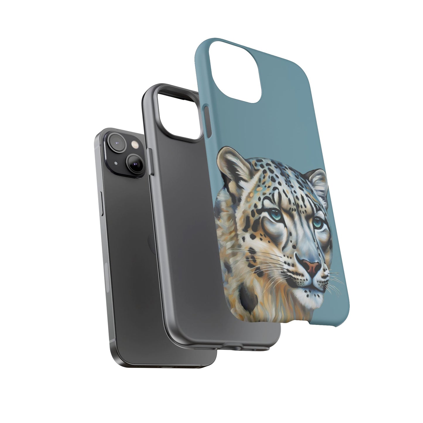 Snow Leopard iPhone Samsung Galaxy Google Pixel Tough Cases