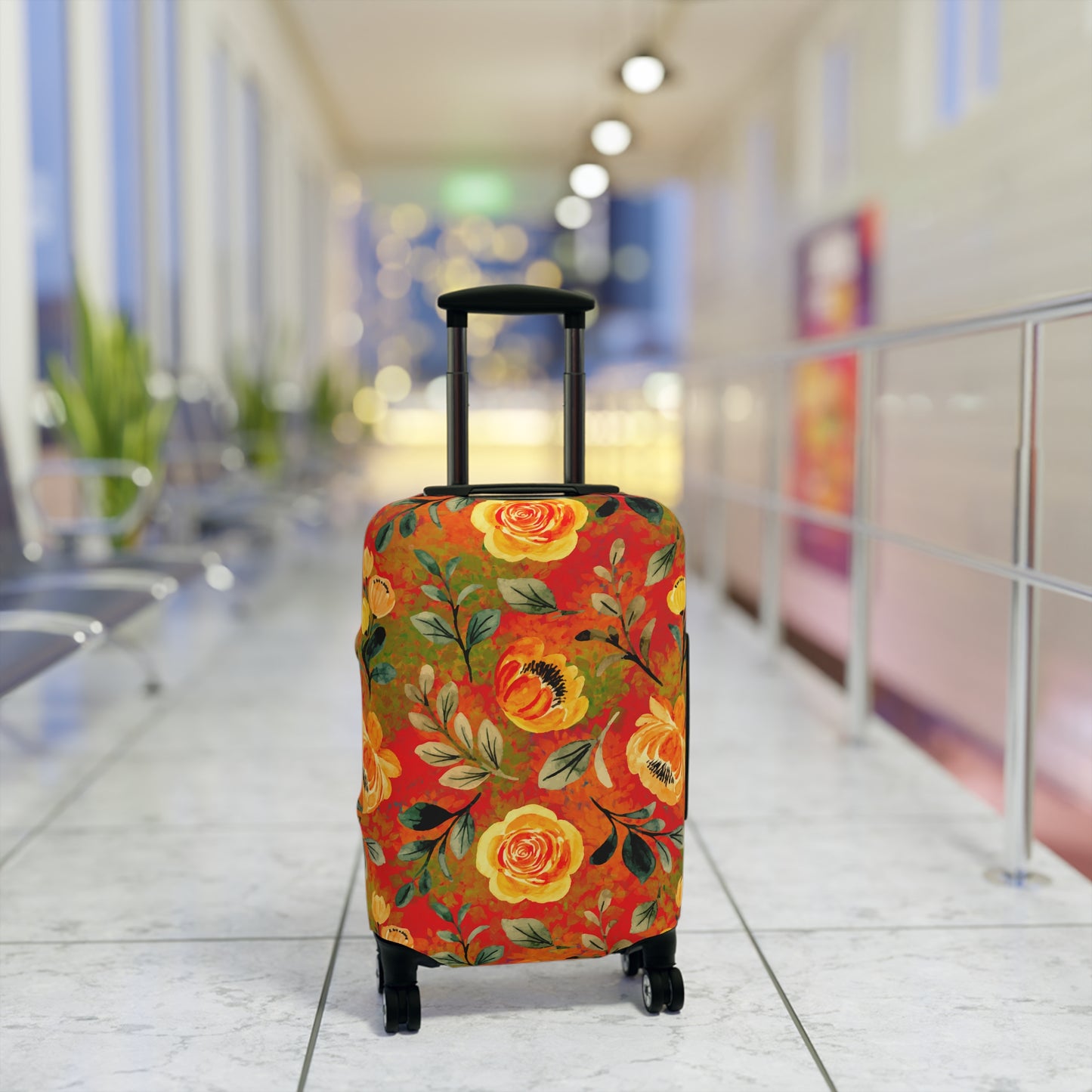 Saratoga Floral Luggage Cover