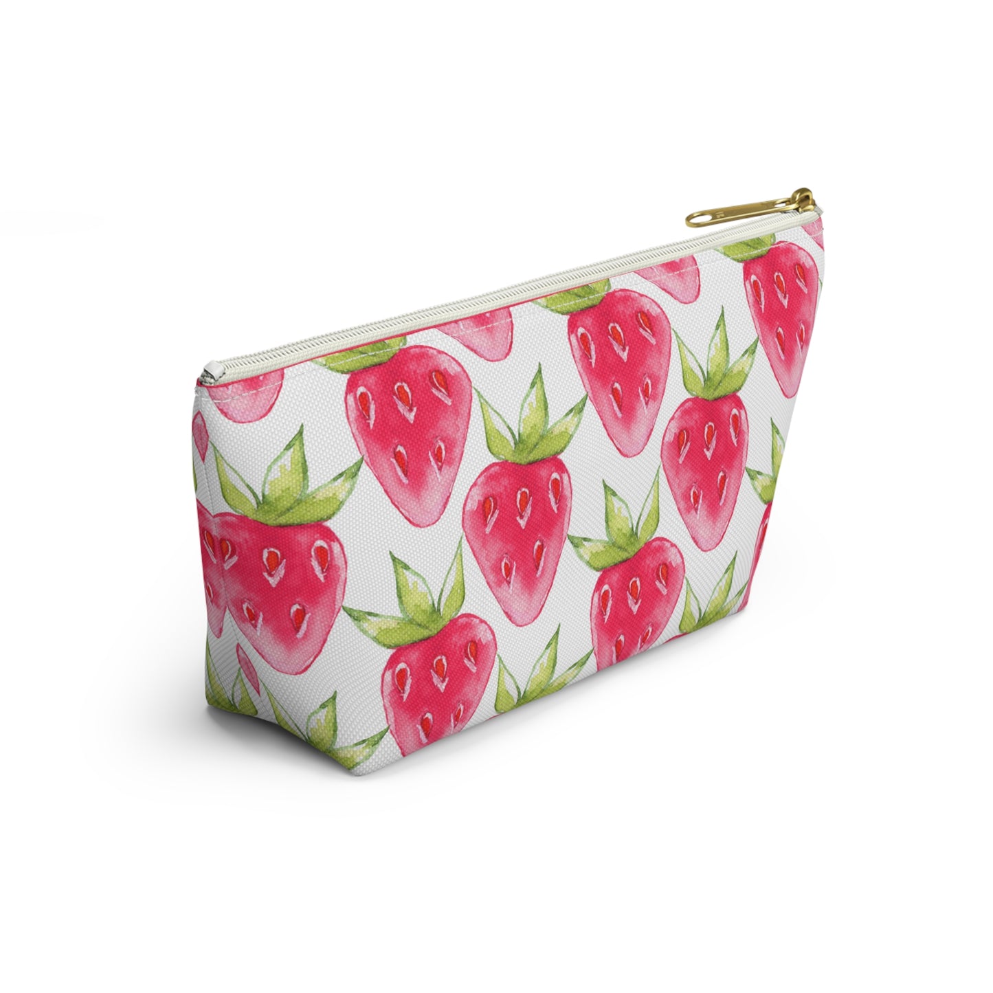 Strawberry Fields Accessory Pouch w T-bottom