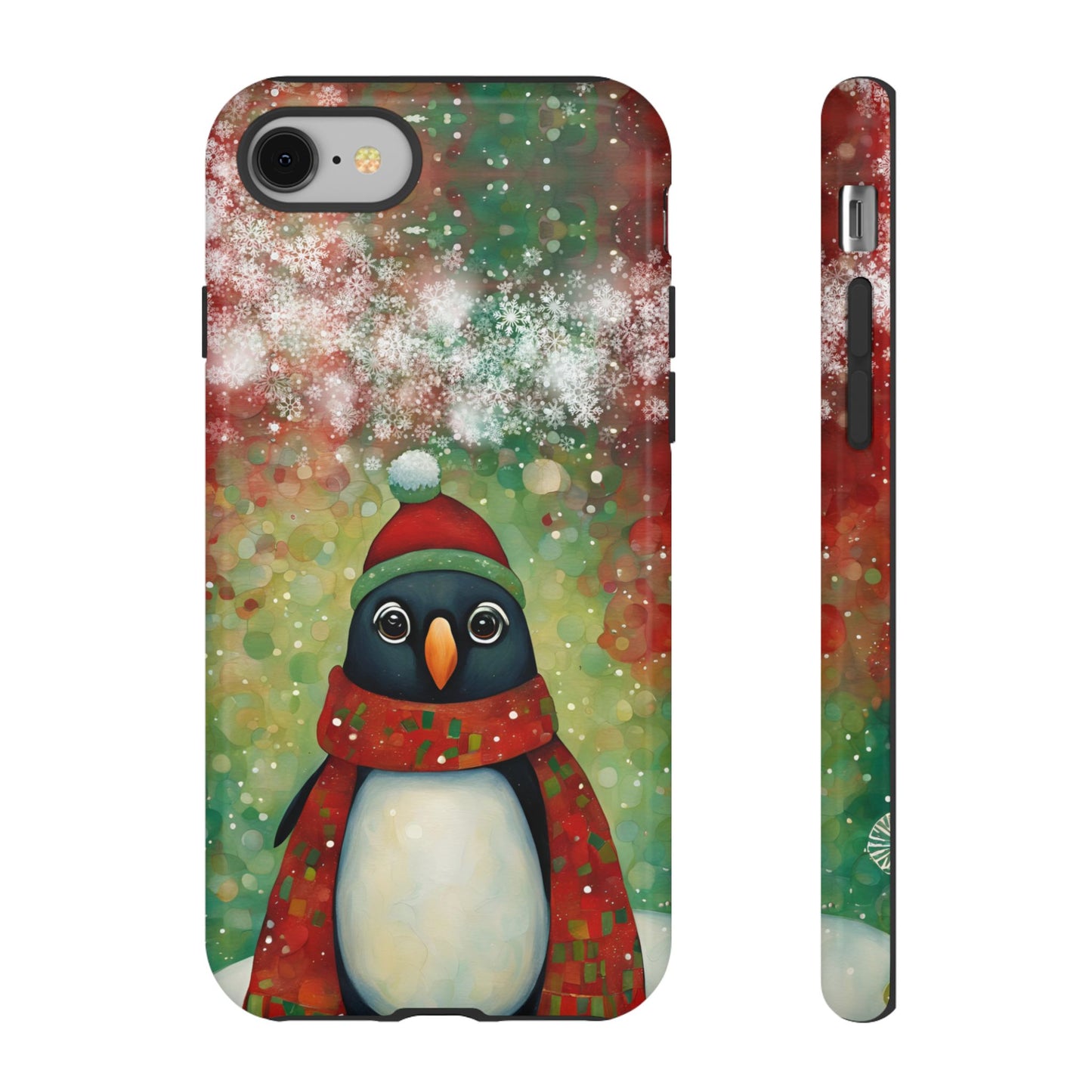 Christmas Penguin iPhone Samsung Galaxy Google Pixel Tough Cases