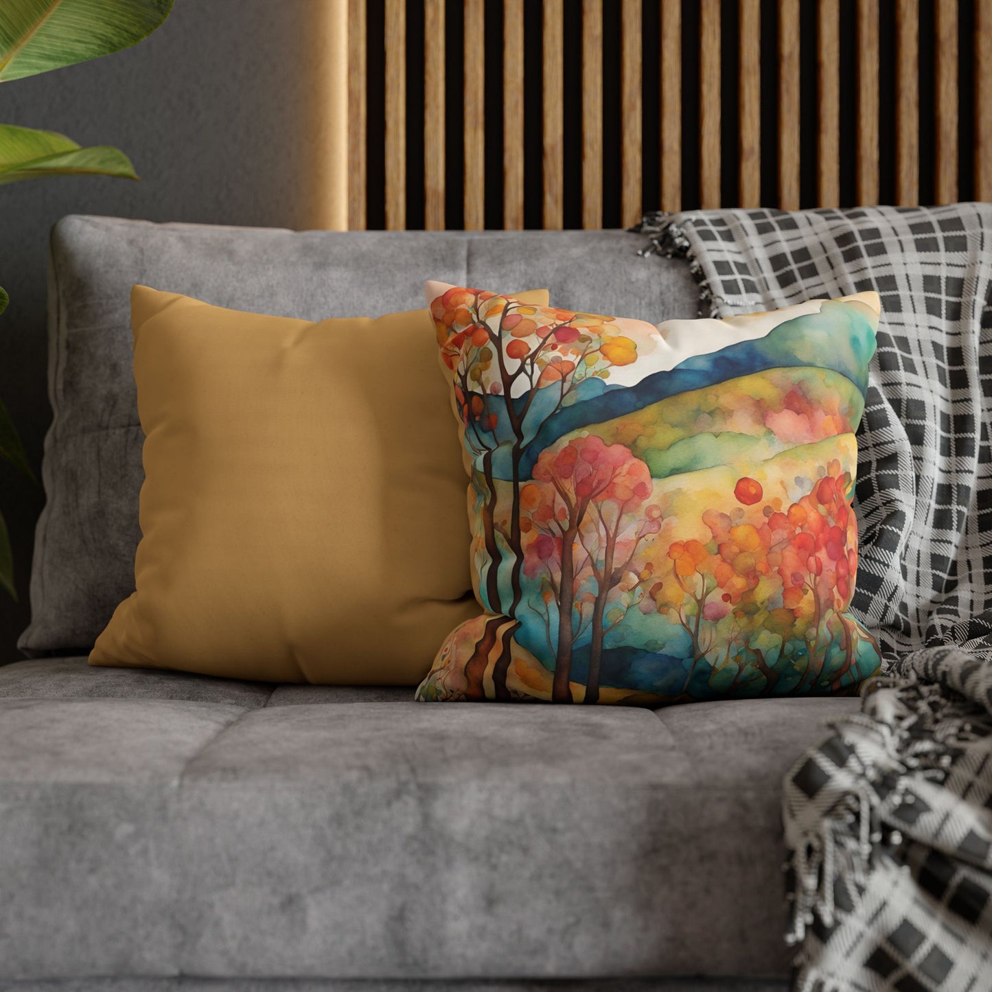 Guthrie Hills Square Poly Canvas Pillowcase