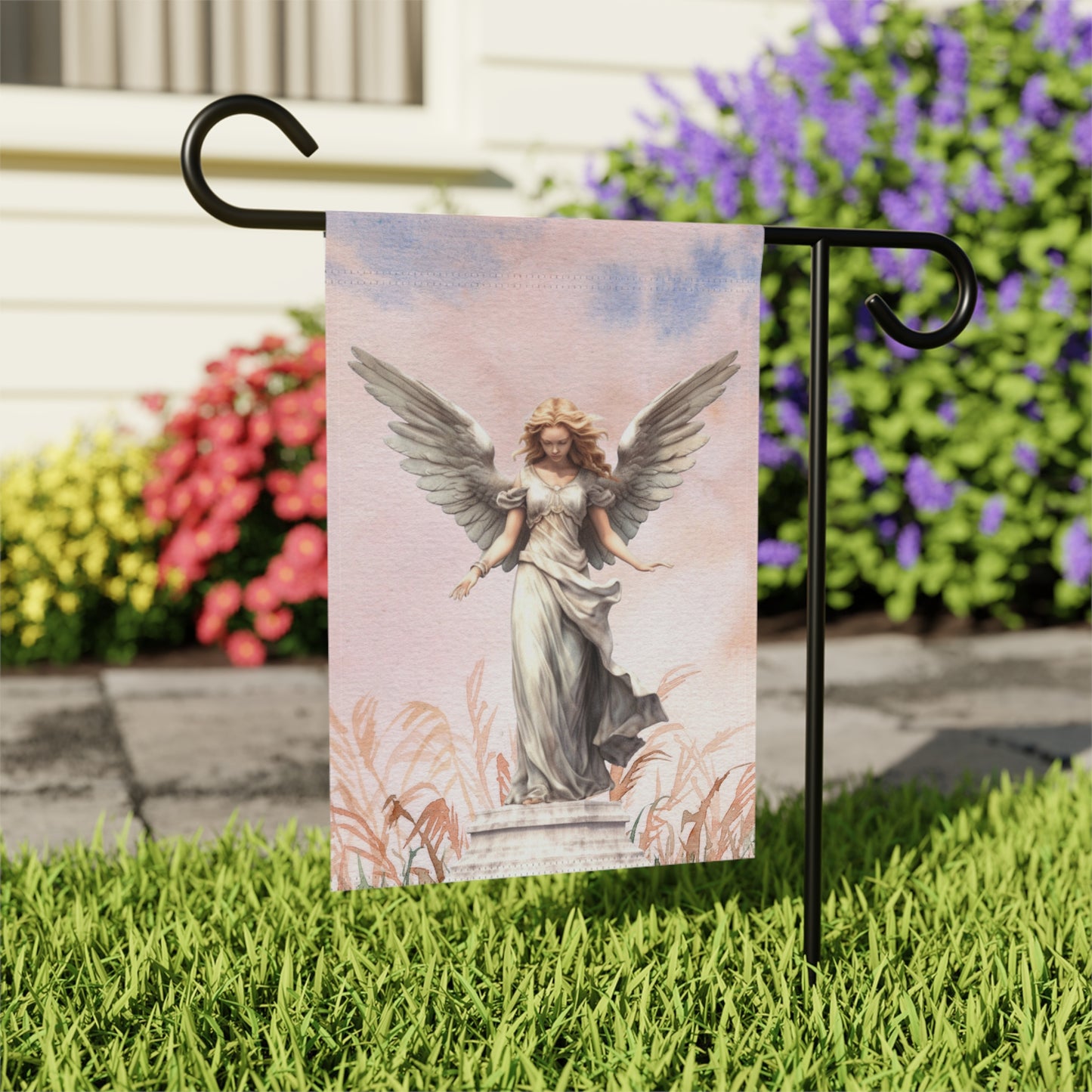 Angel in Field 2-Sided Garden & House Banner