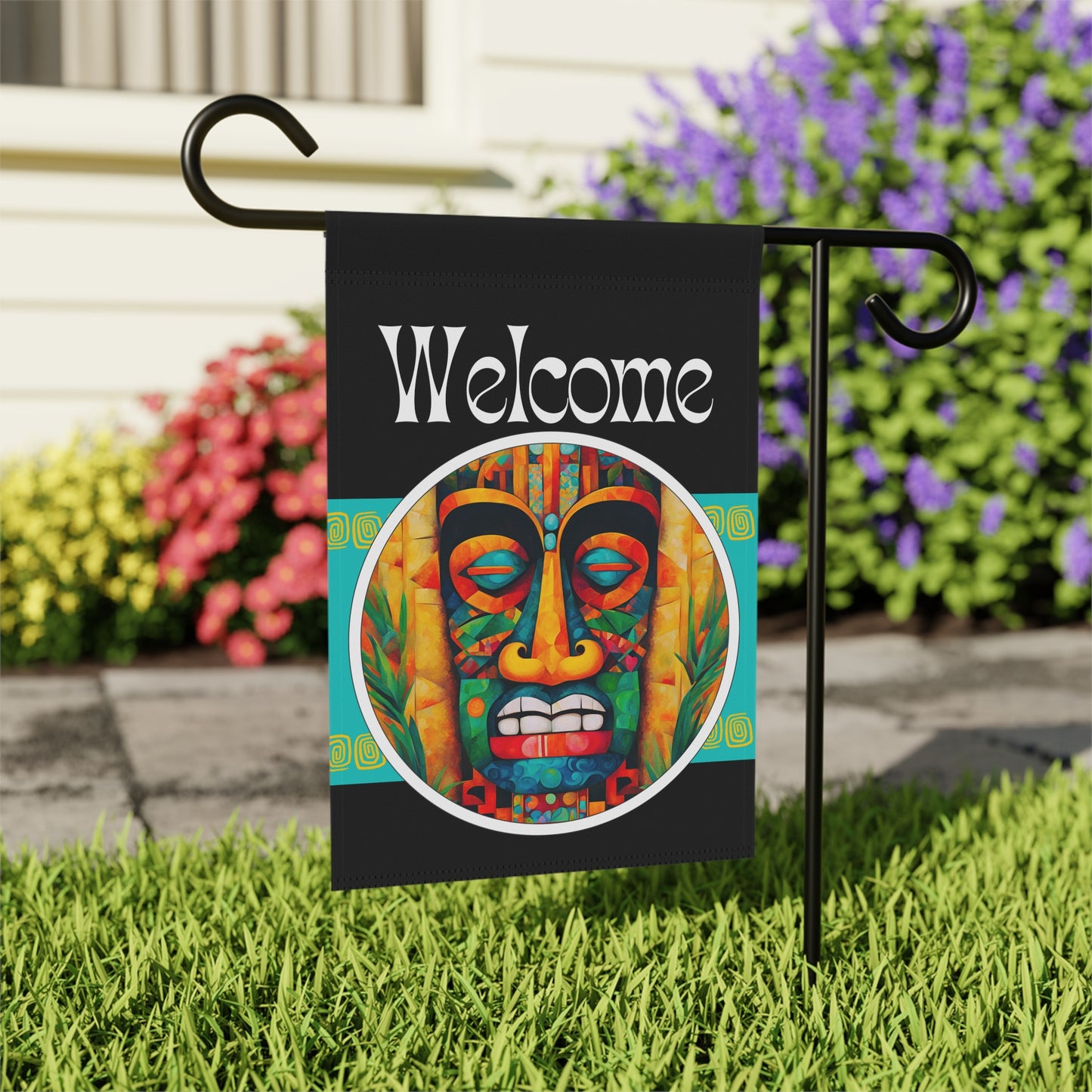 Tkik Frank Welcome 2-Sided Garden & House Flag/Banner