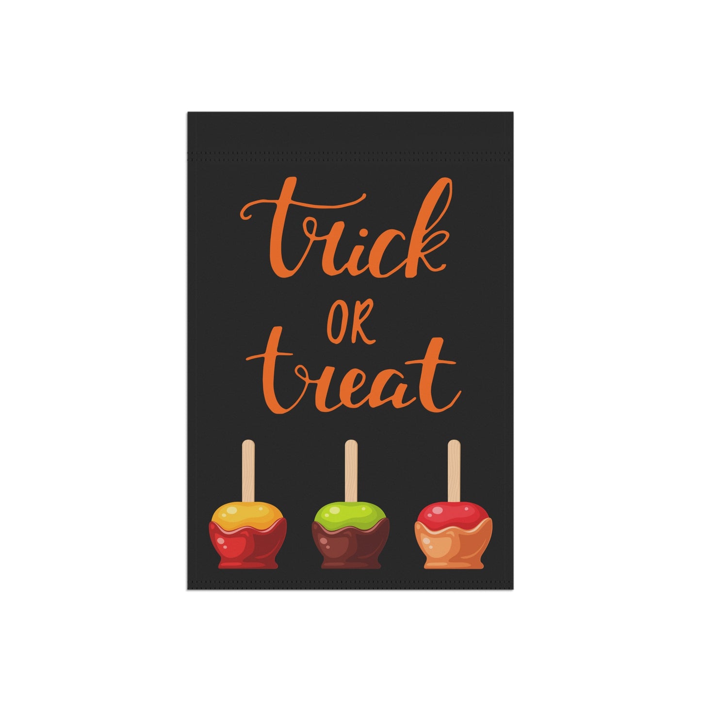 Trick or Treat Candy Apples 2-Sided Garden & House Banner