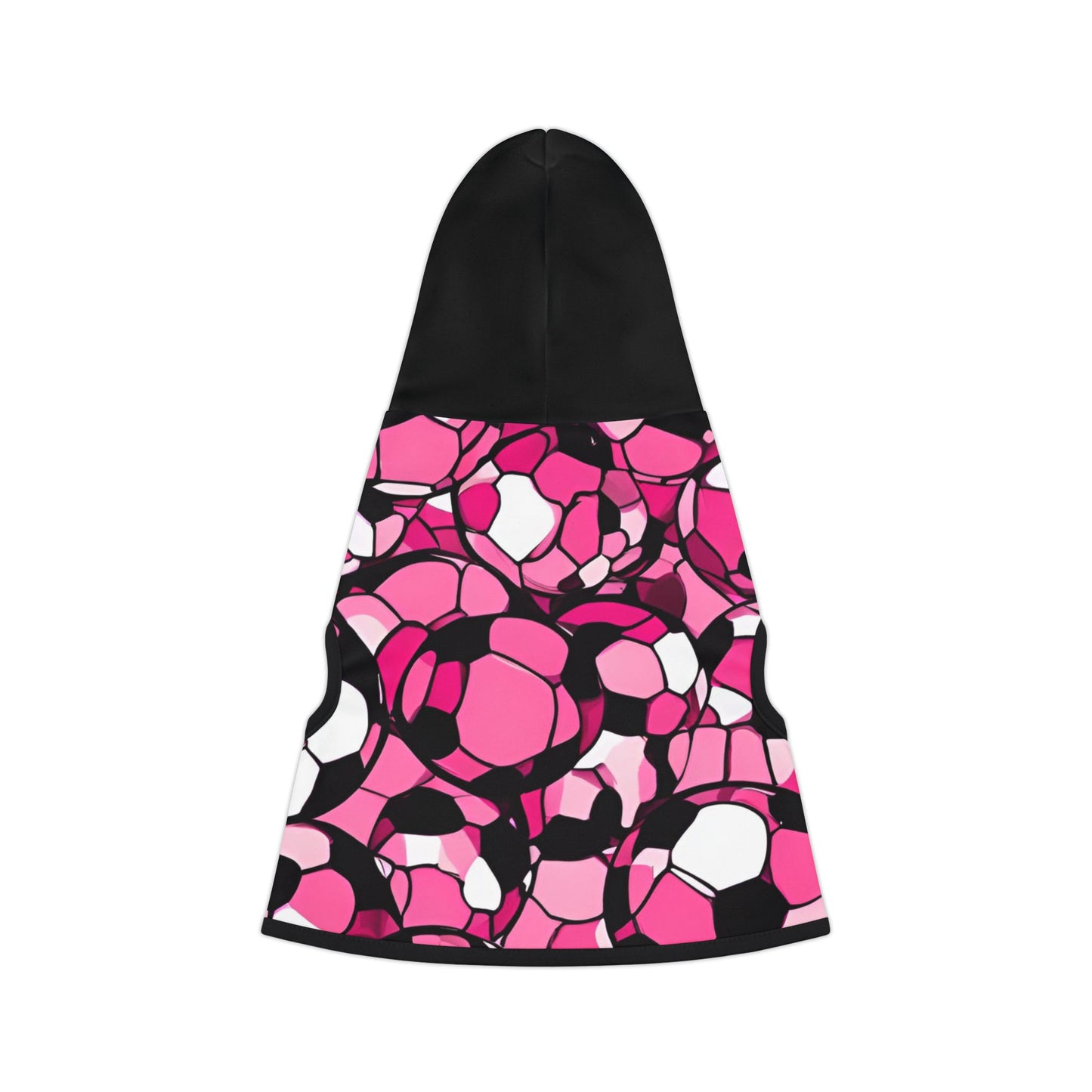 Hot Pink Soccer Pet Hoodie