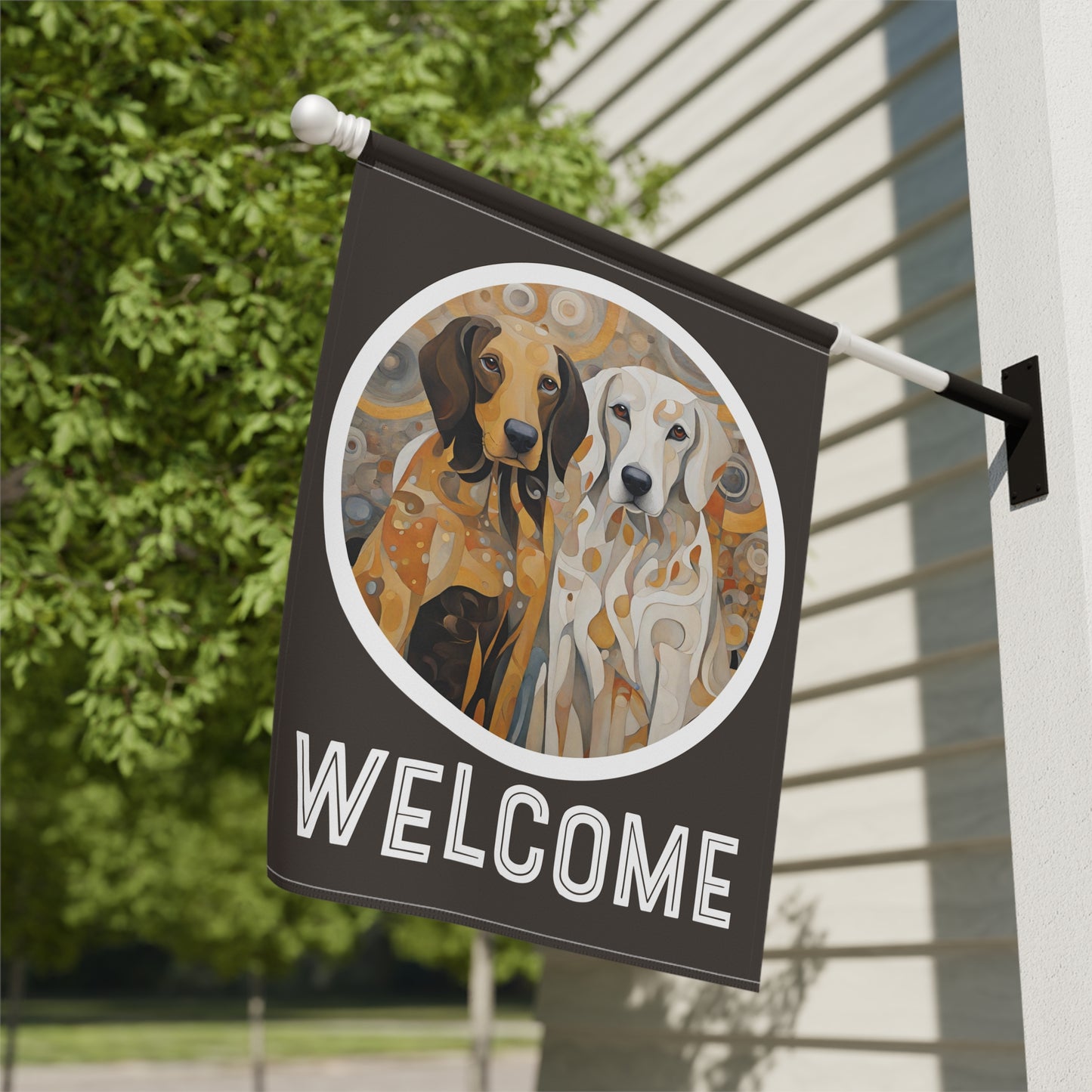 Sully & Gordon Welcome 2-Sided Garden & House Flag/Banner