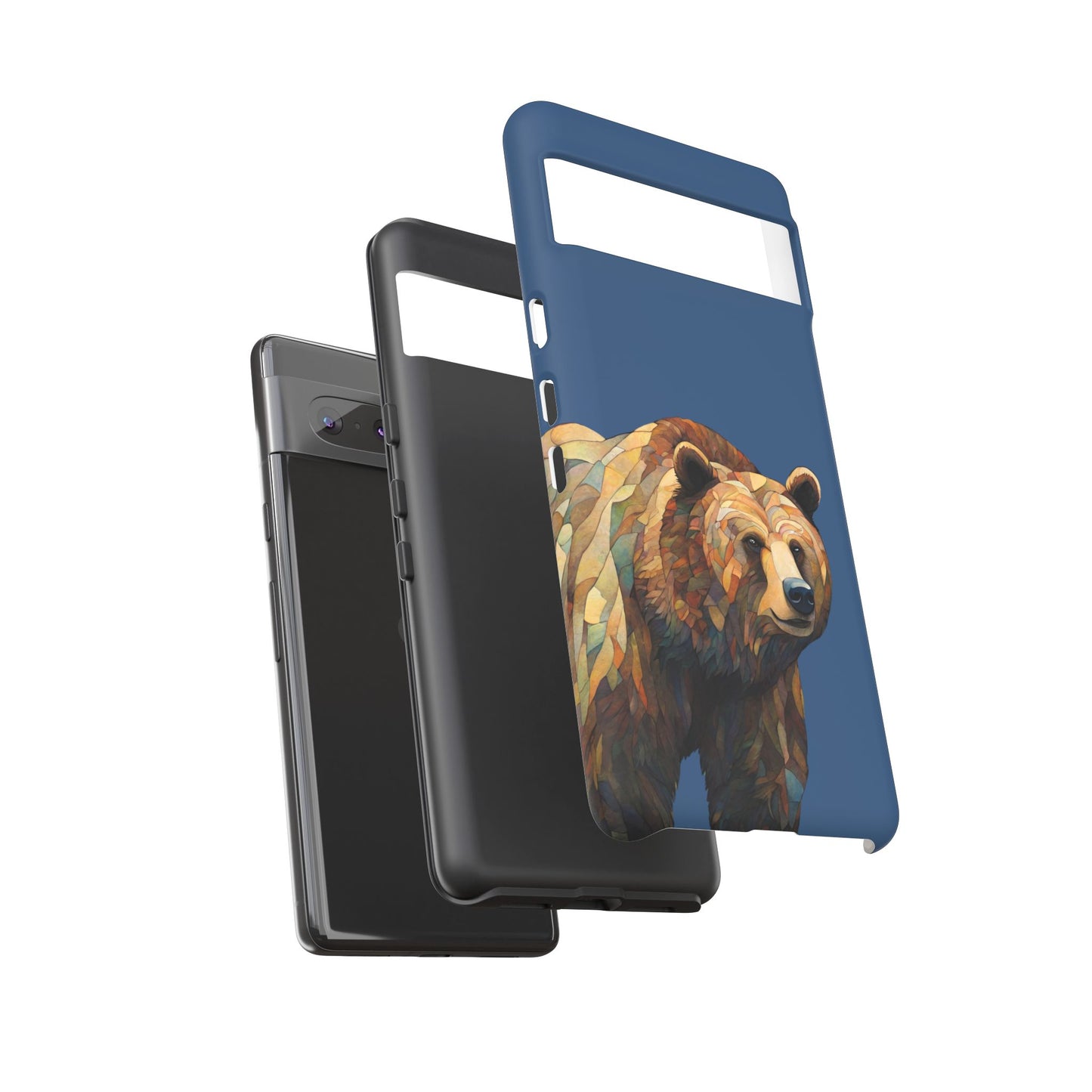 Grizzly Wildlife iPhone Samsung Galaxy Google Pixel Tough Cases