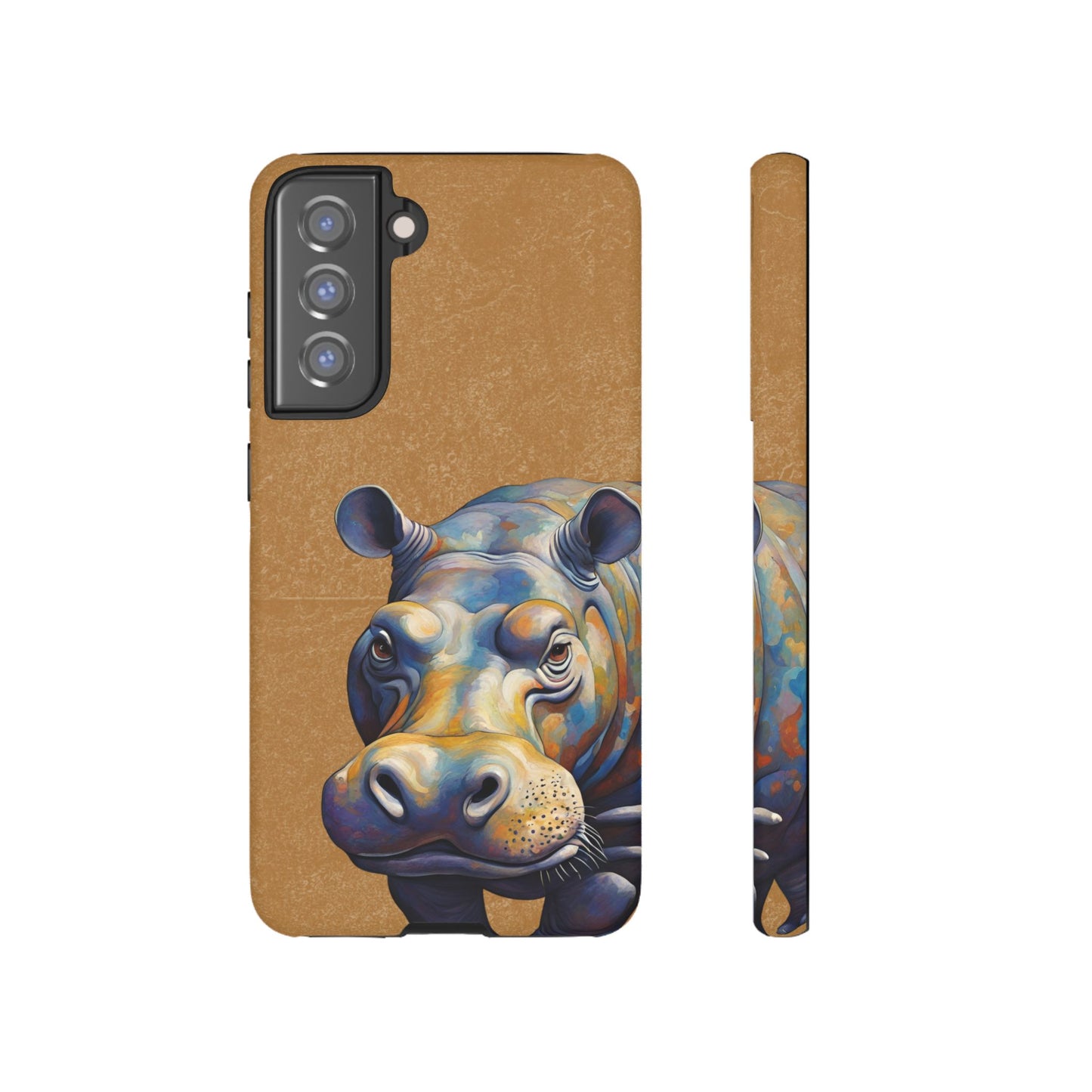 Hippo Wildlife iPhone Samsung Galaxy Google Pixel Tough Cases