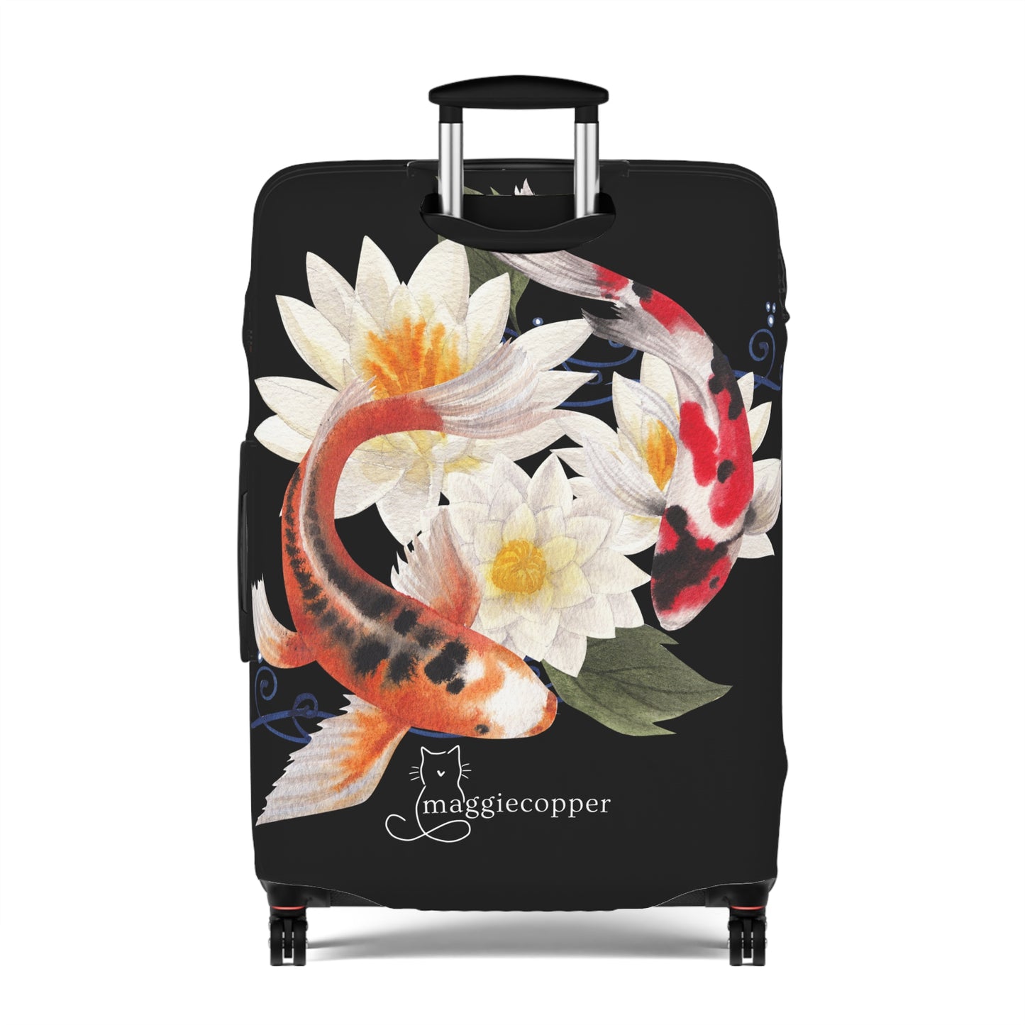 Koi Fish Duo Luggage Cover