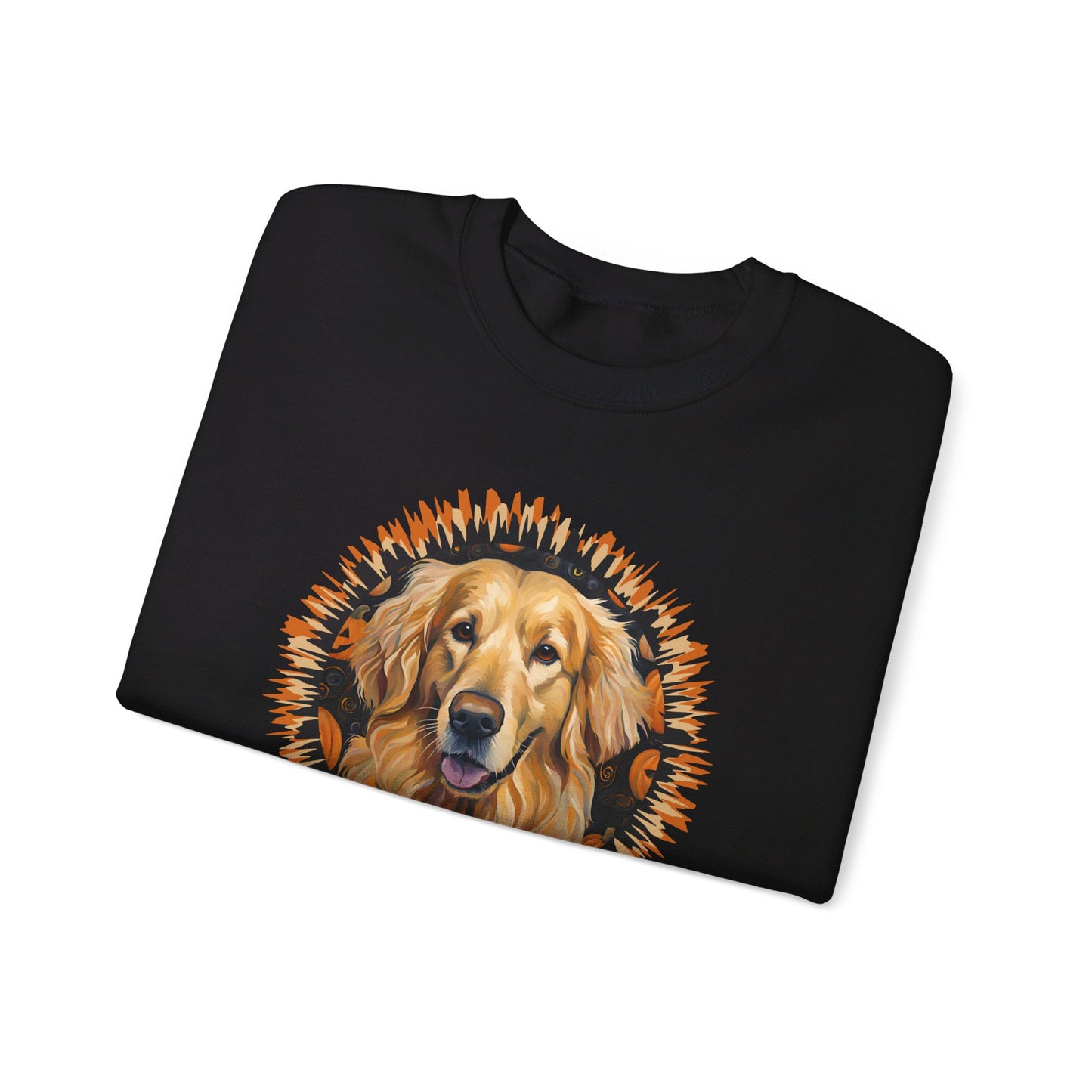 Golden Retriever Halloween Unisex Heavy Blend™ Crewneck Sweatshirt