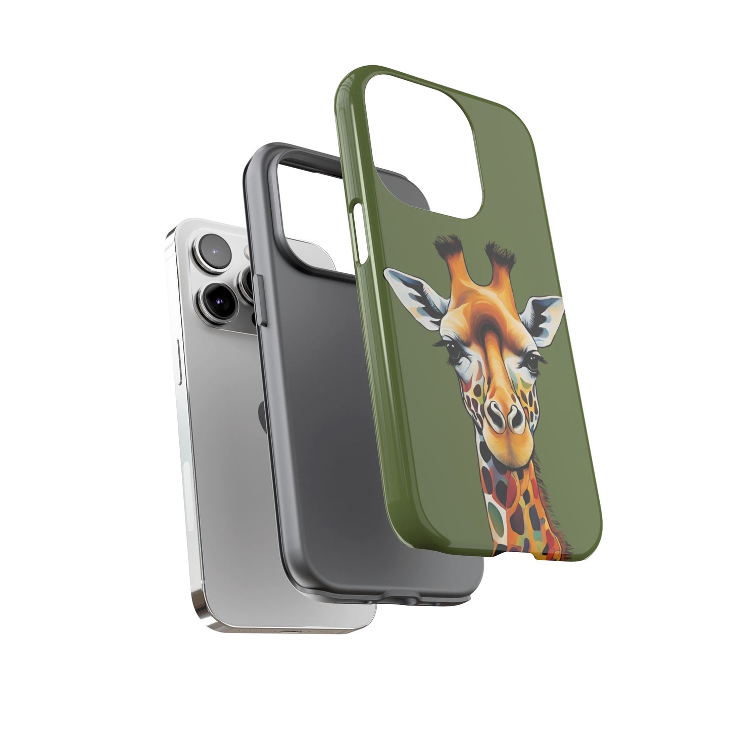 Giraffe Wildlife iPhone Samsung Galaxy Google Pixel Tough Cases