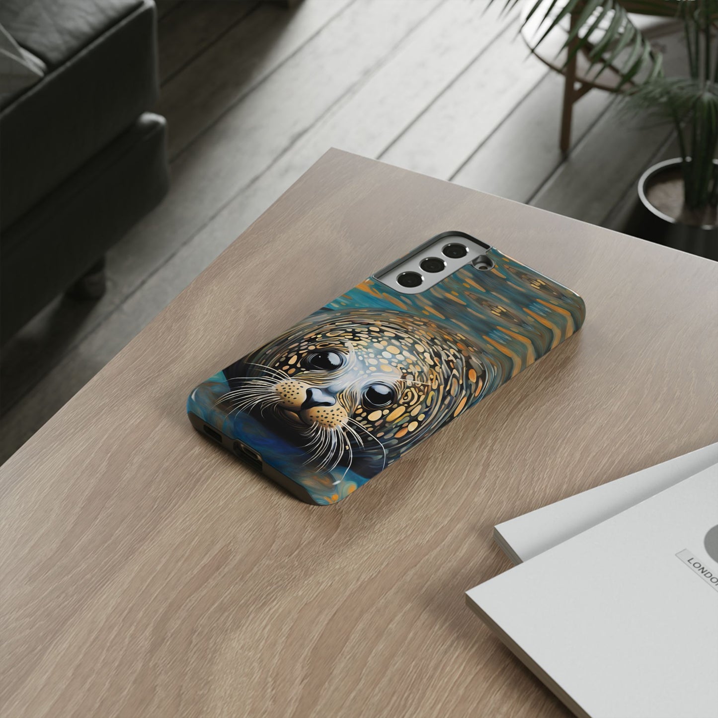 Harbor Seal Wildlife iPhone Samsung Galaxy Google Pixel Tough Cases