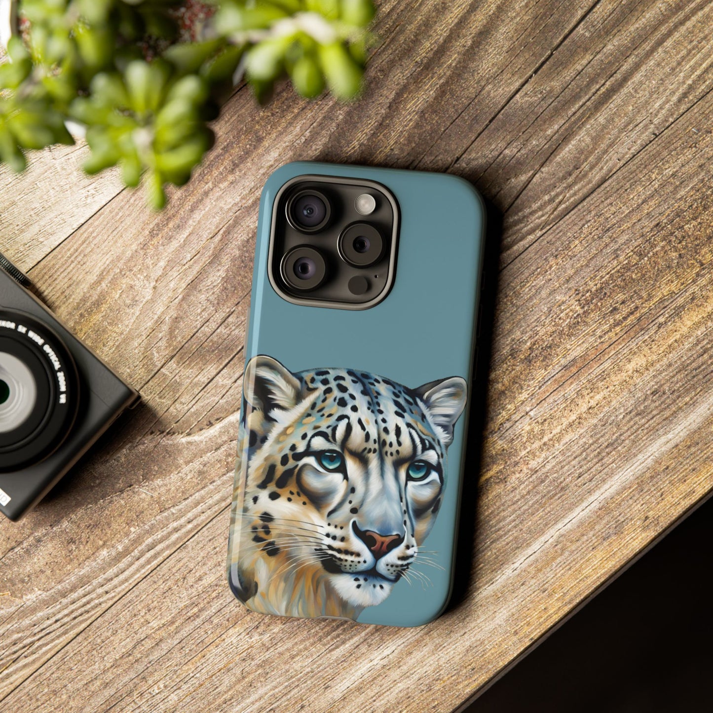 Snow Leopard iPhone Samsung Galaxy Google Pixel Tough Cases