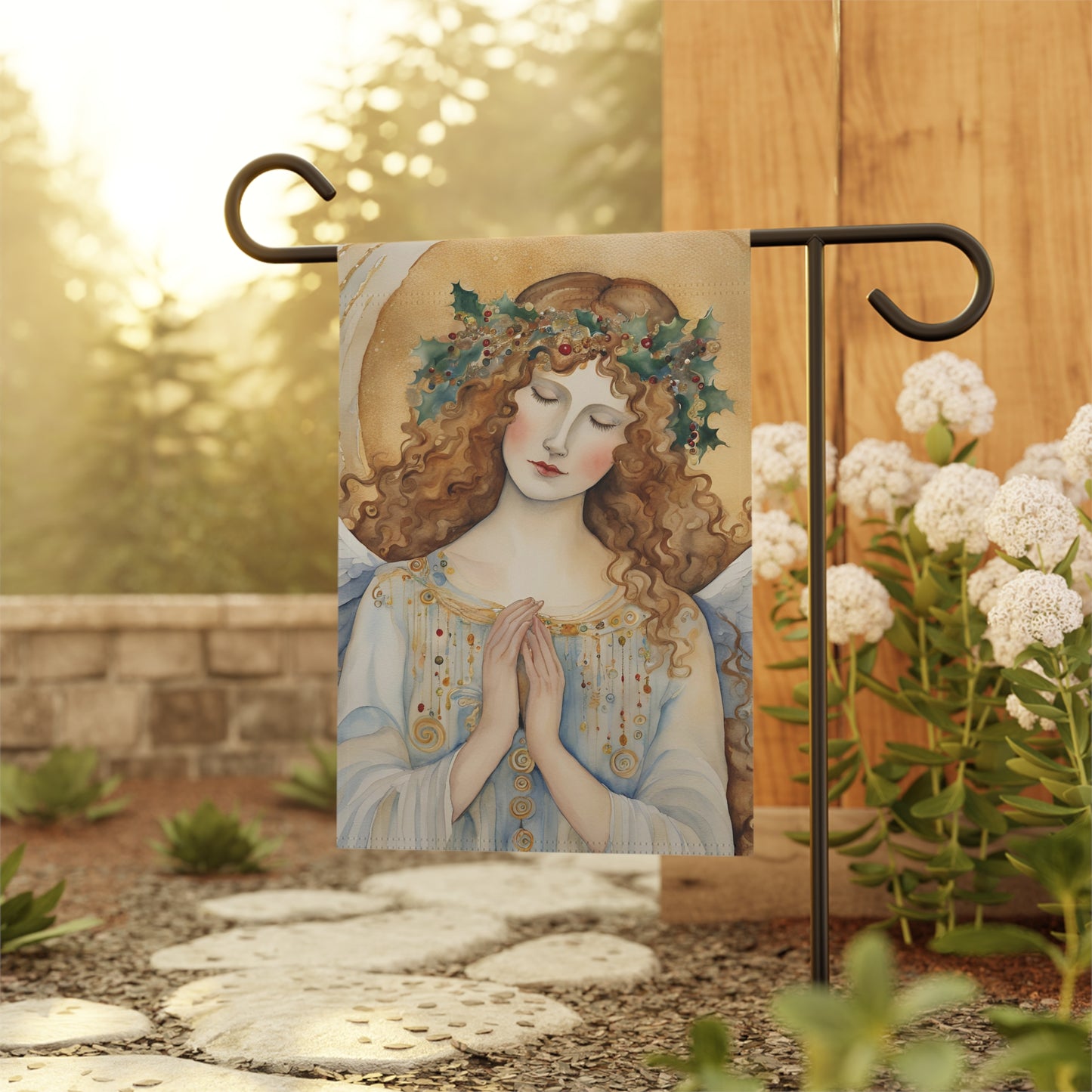 Guardian Angel 2-Sided Garden & House Flag/Banner