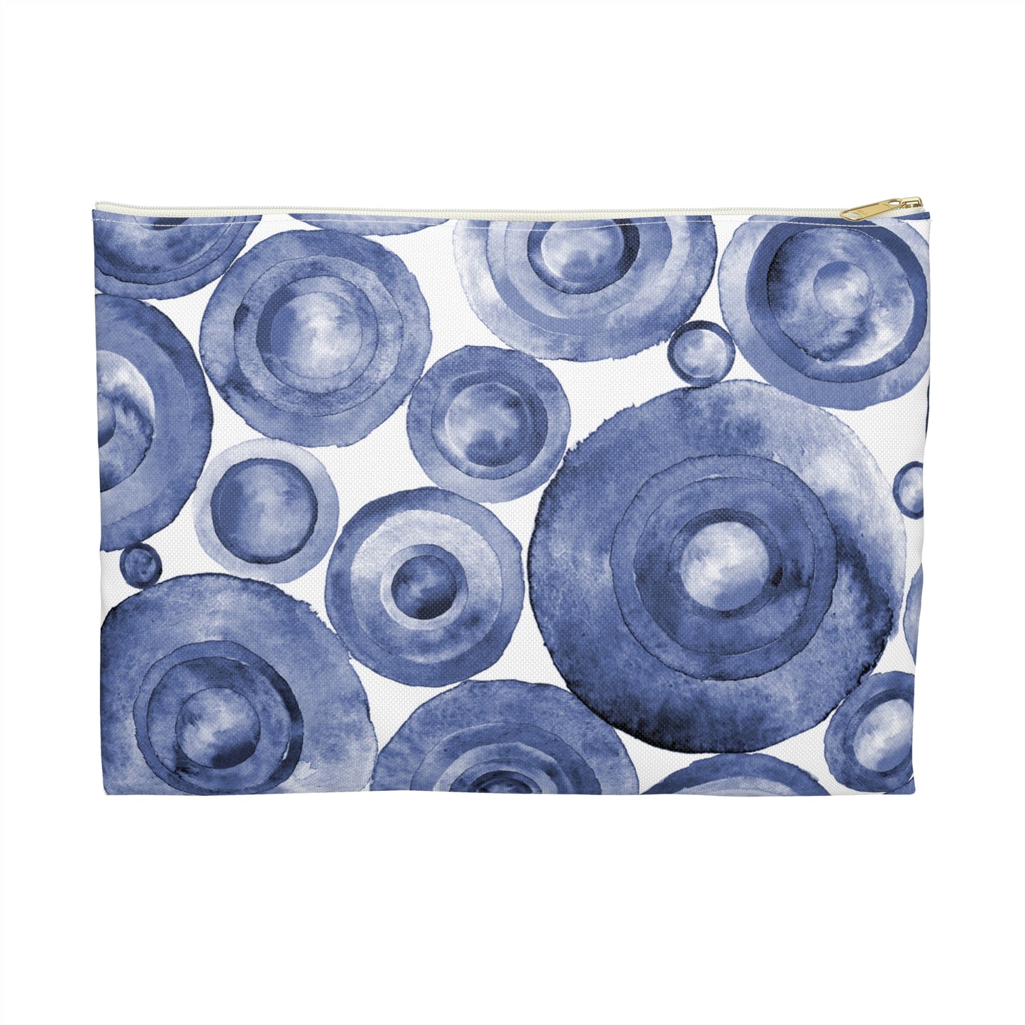 Indigo Swirls Accessory Pouch