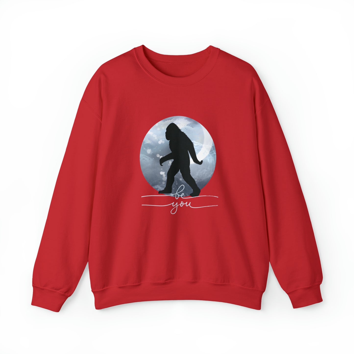 Be You Big Foot Sasquatch Yeti Unisex Heavy Blend™ Crewneck Sweatshirt