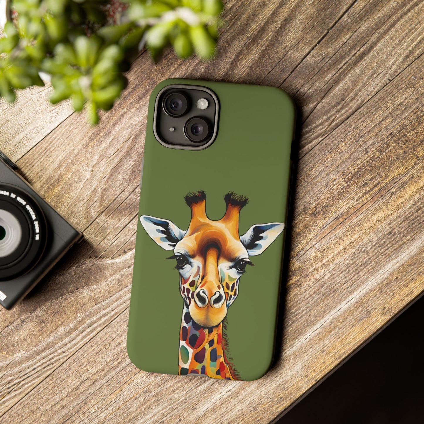 Giraffe Wildlife iPhone Samsung Galaxy Google Pixel Tough Cases