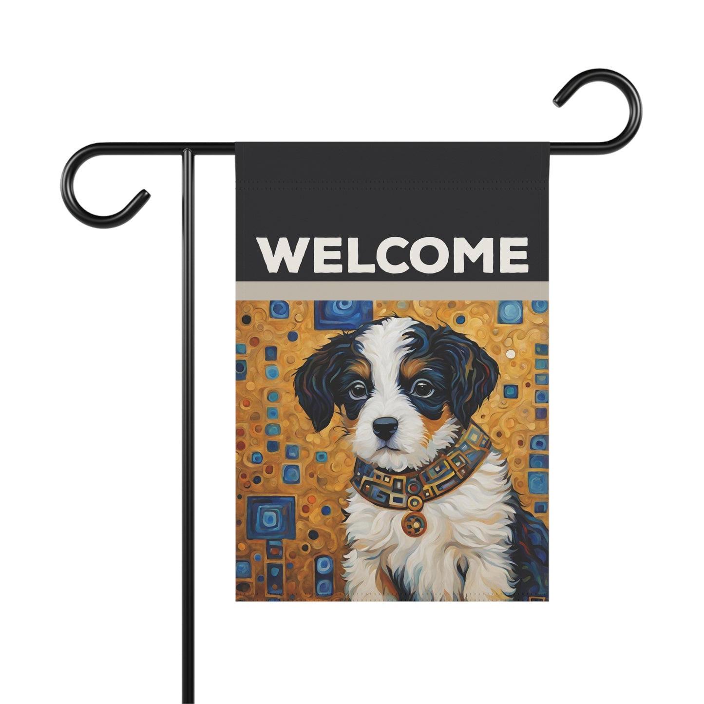 Roy Welcome 2-Sided Garden & House Flag/Banner