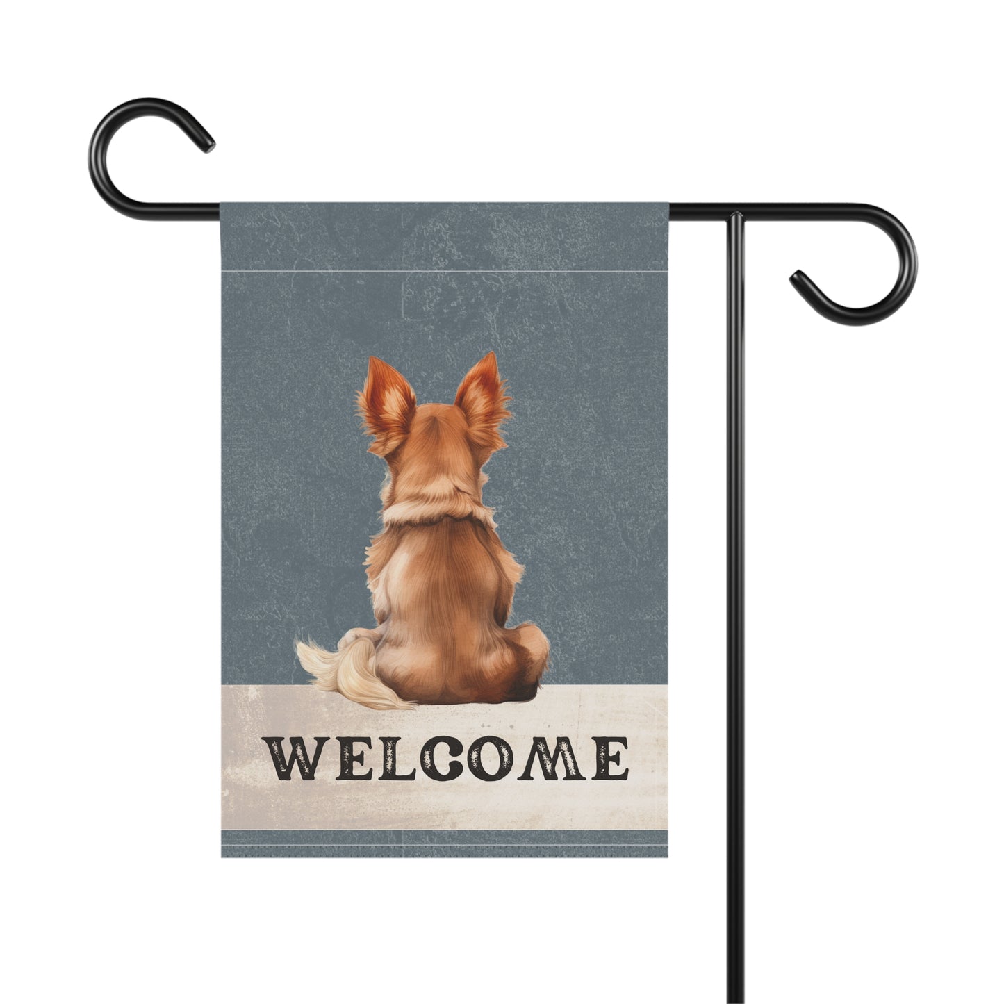 Chihuahua Welcome 2-Sided Garden & House Flag/Banner